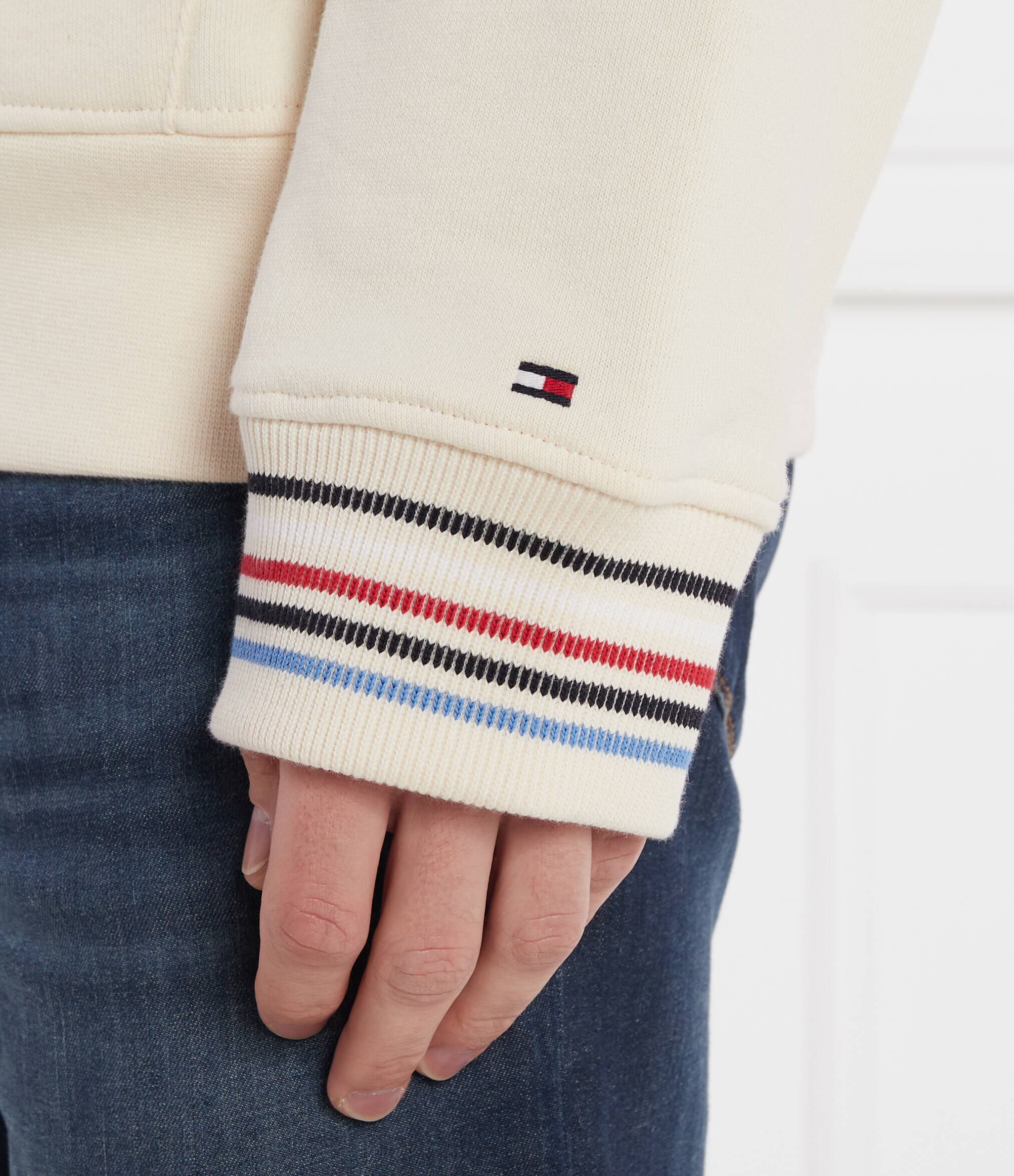 Tommy Hilfiger Hanorac MONOGRAM TIPPED 1/4 ZIP | Oversize fit