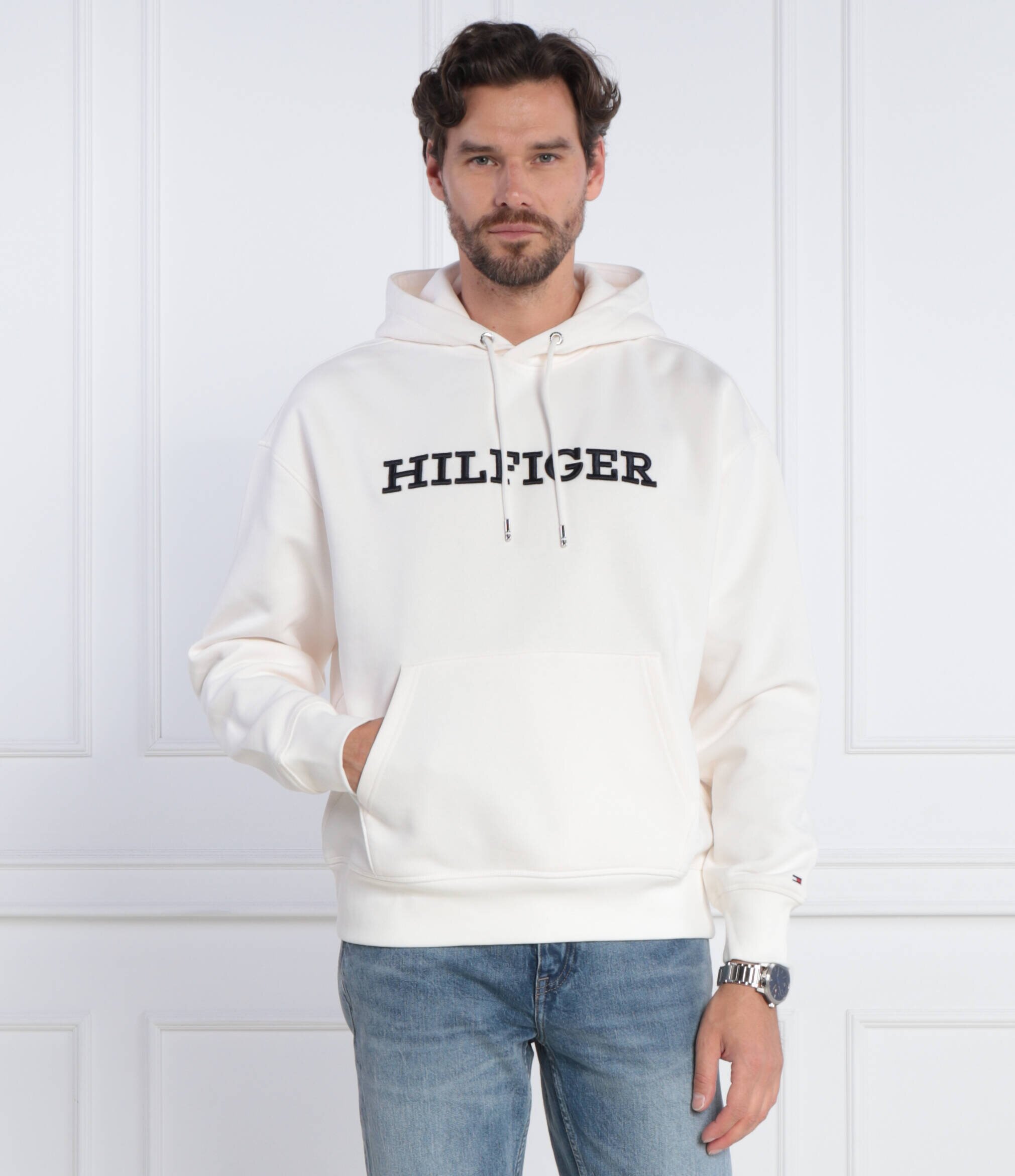 Tommy Hilfiger Hanorac MONOTYPE EMBRO HOODIE | Regular Fit