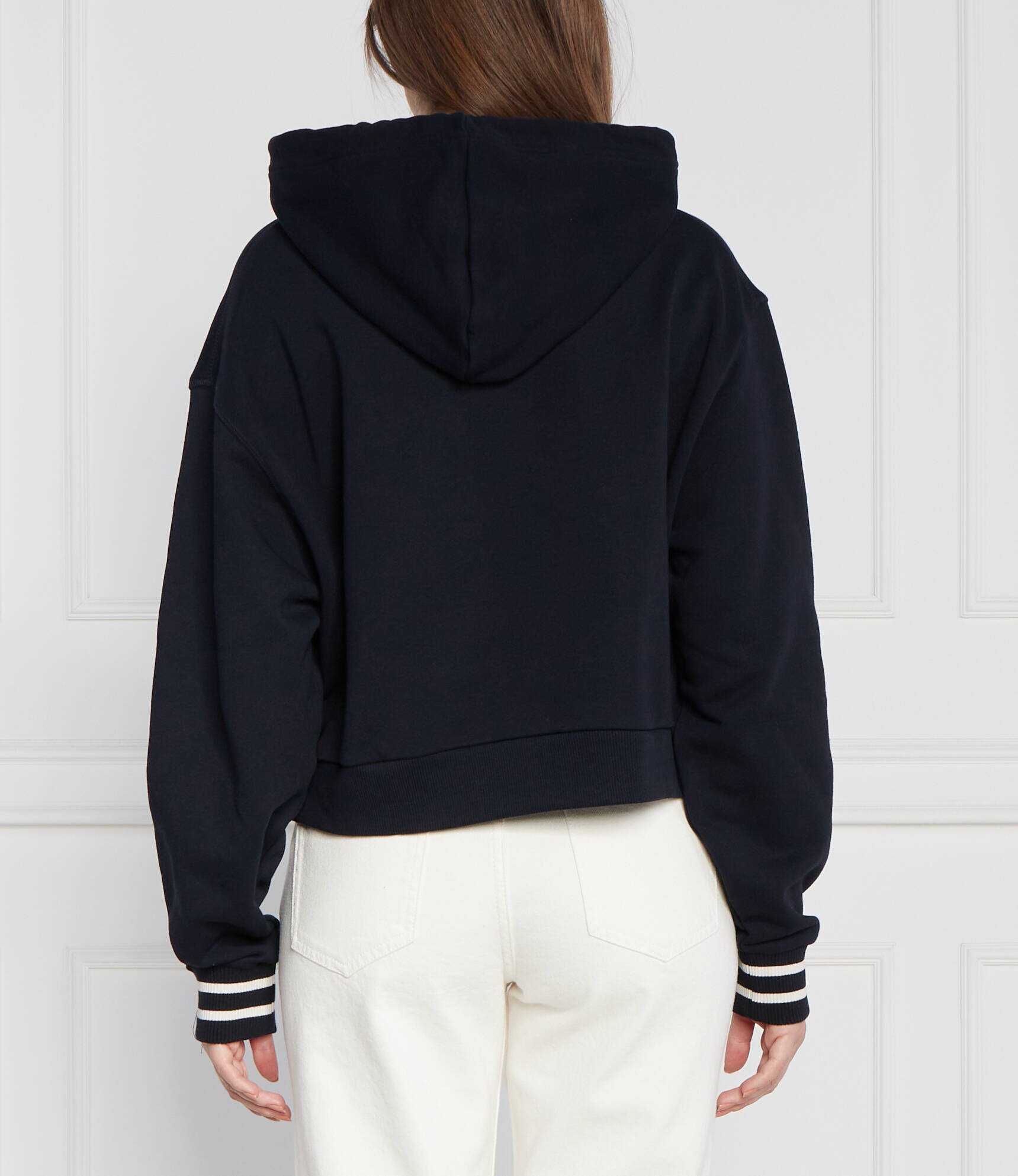 Tommy Hilfiger Hanorac REG MONOTYPE SLV CROP HOODIE | Relaxed fit