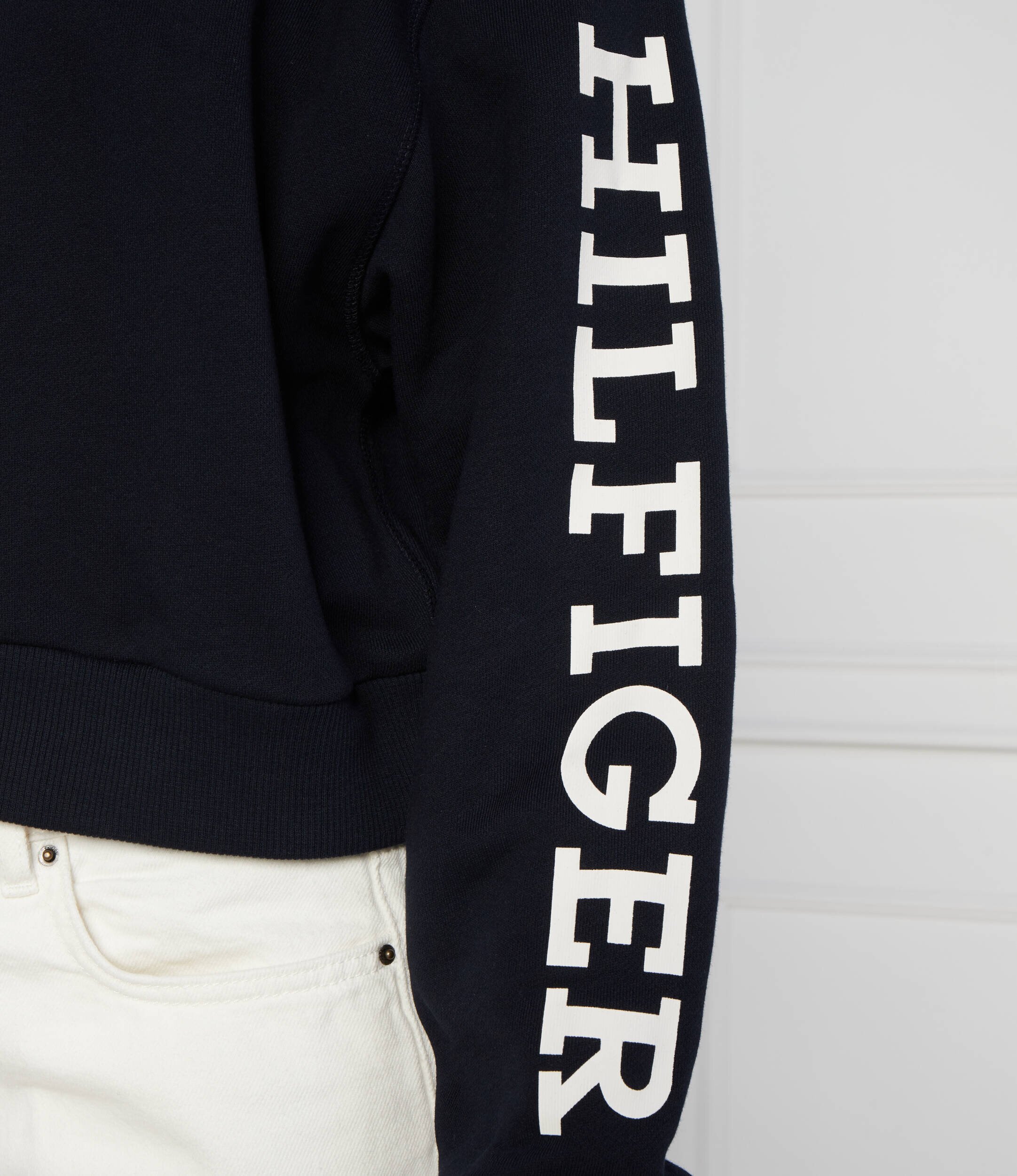 Tommy Hilfiger Hanorac REG MONOTYPE SLV CROP HOODIE | Relaxed fit