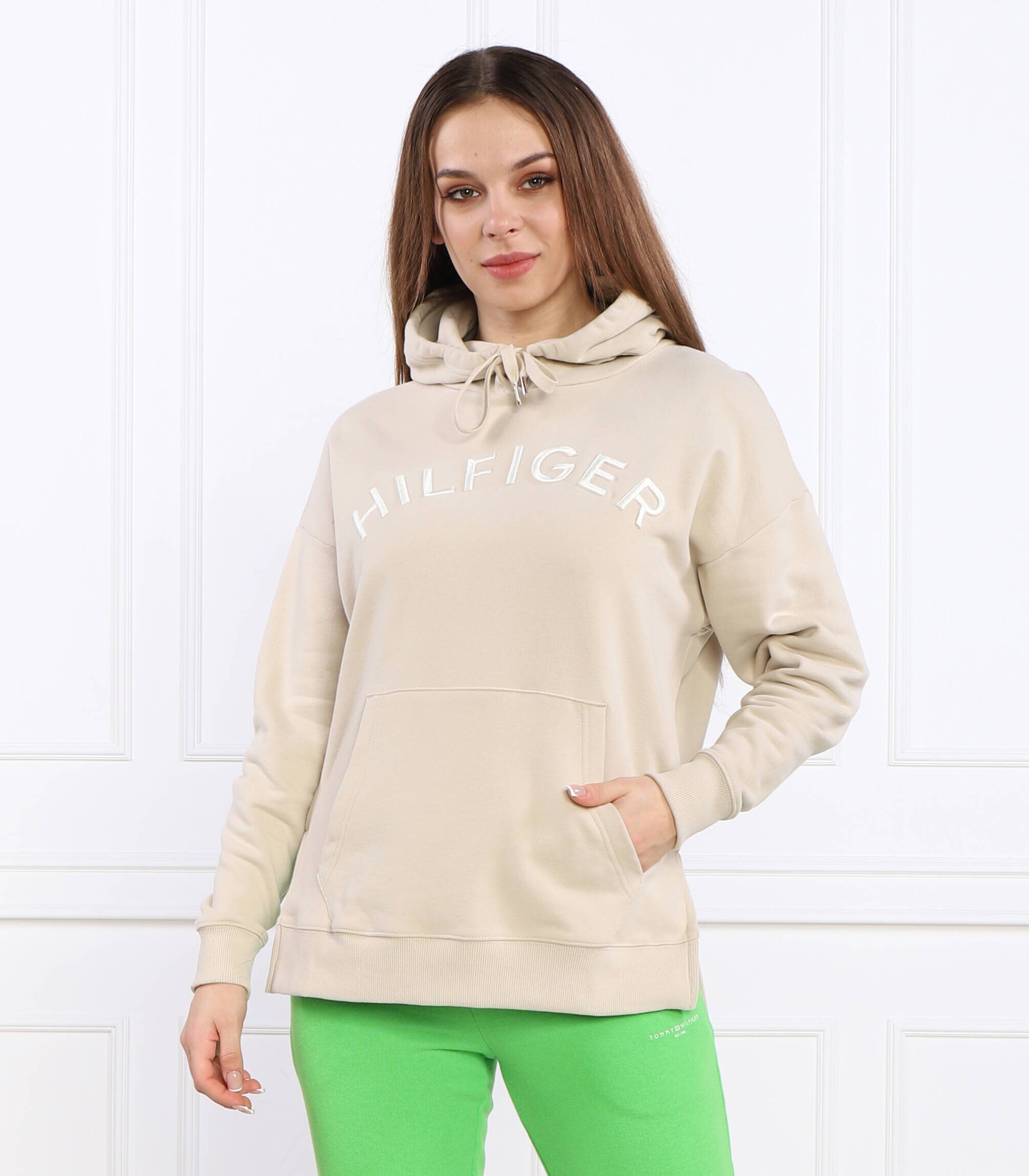 Tommy Hilfiger Hanorac RLX HILFIGER VARSITY EMB HOODIE | Relaxed fit