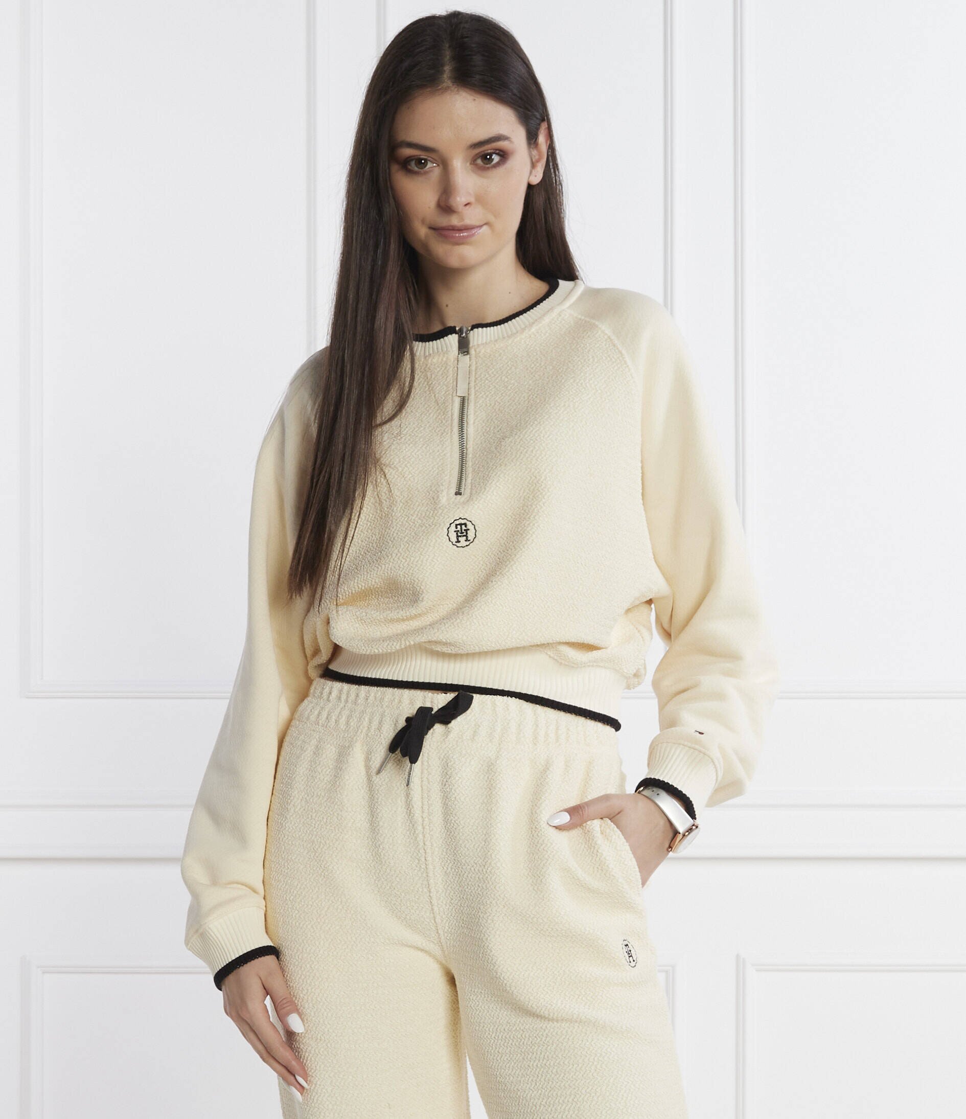 Tommy Hilfiger Hanorac TEXTURE | Cropped Fit