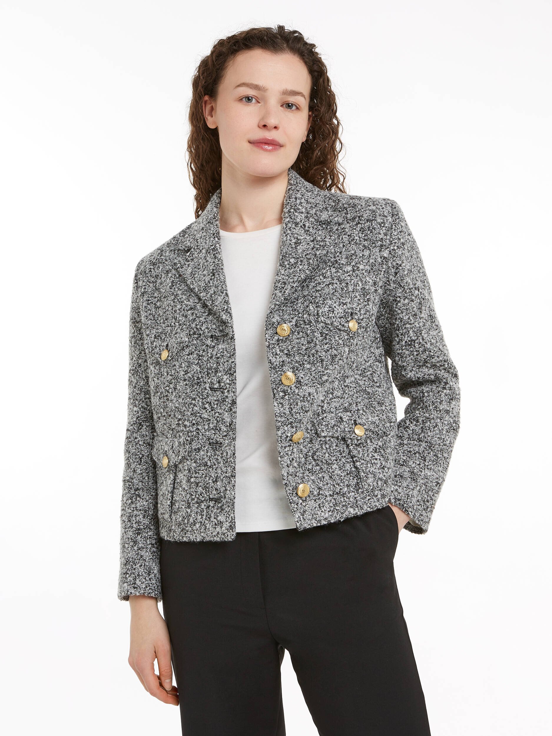 Tommy Hilfiger Jachetă | Loose fit cu adaos de lână