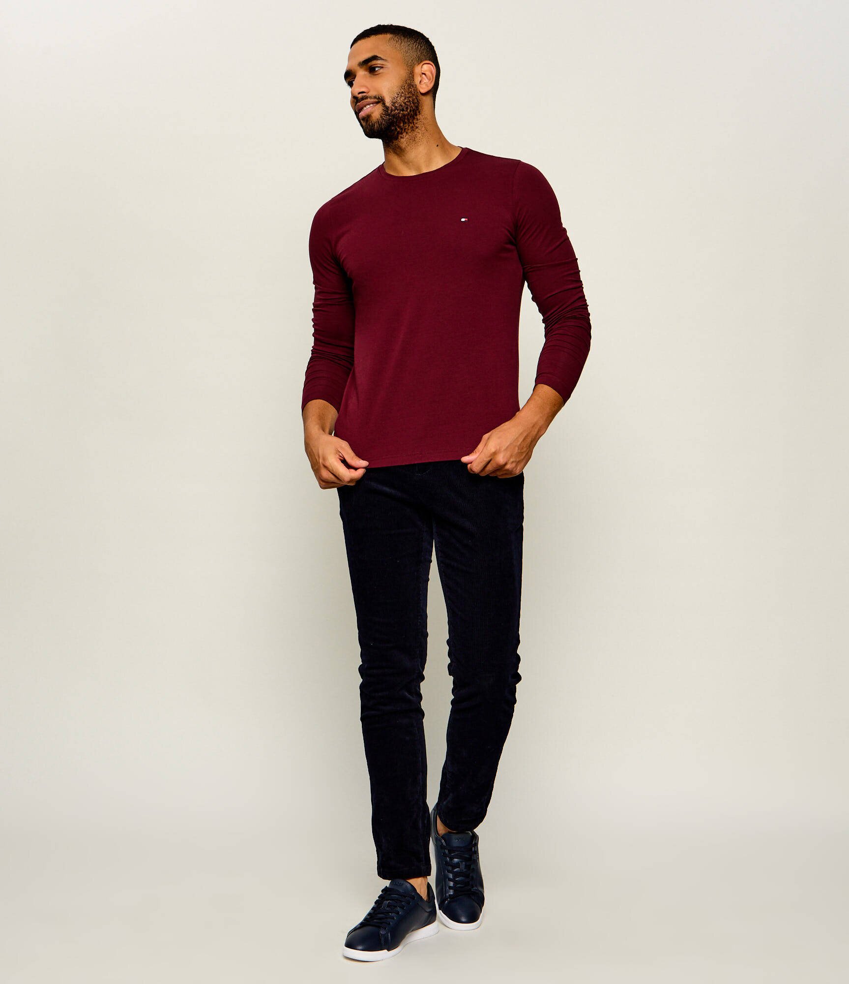 Tommy Hilfiger Longsleeve TH x F.C. Liverpool | Slim Fit | stretch