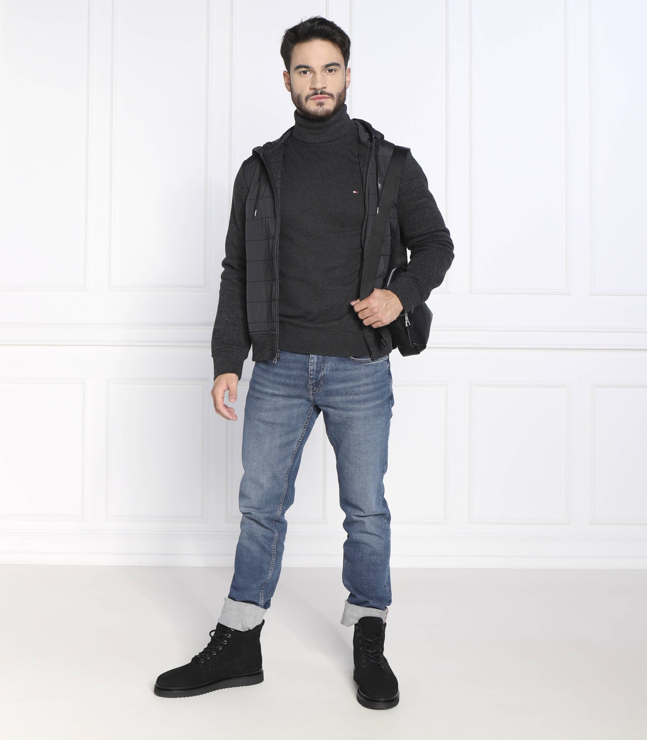 Tommy Hilfiger Maletă | Regular Fit cu adaos de cașmir