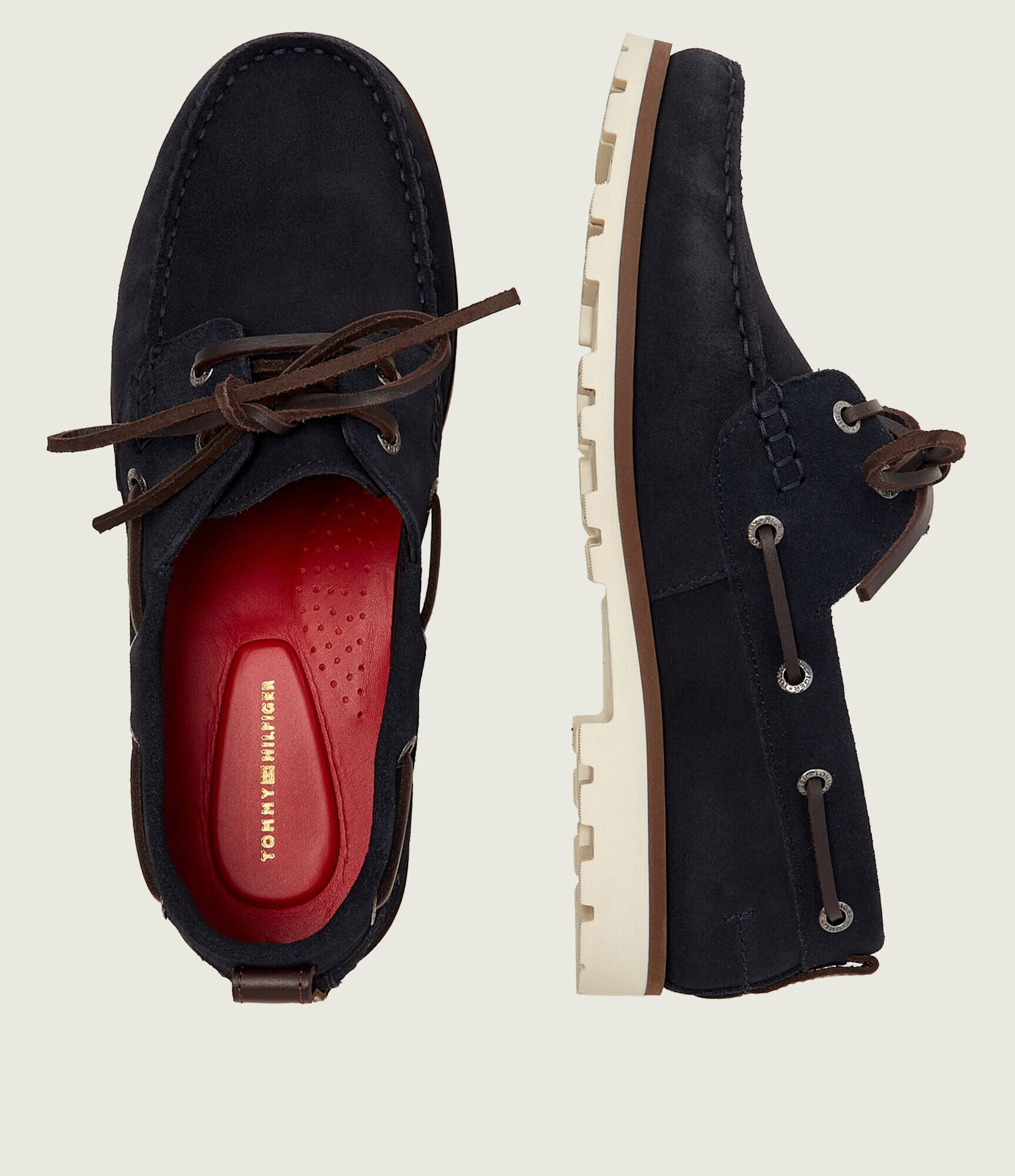Tommy Hilfiger Mocasini HILIFGER LIGHT | piele întoarsă