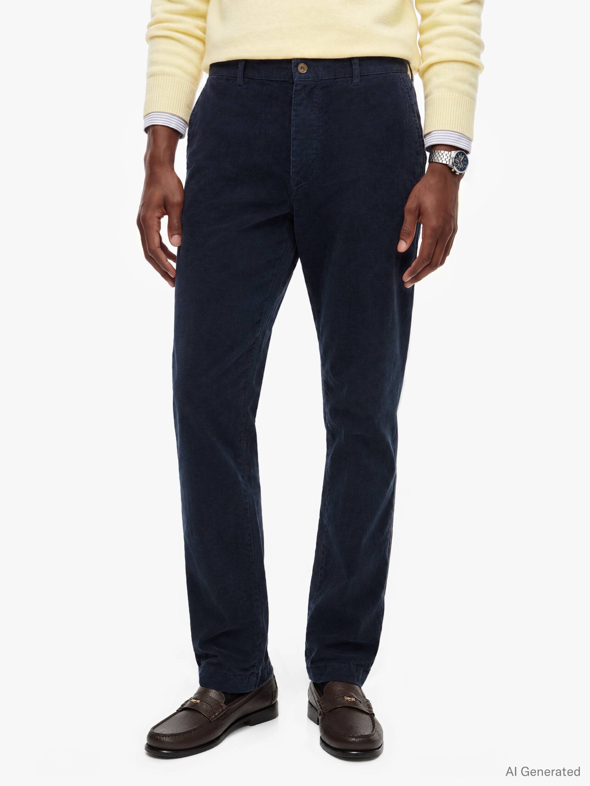 Tommy Hilfiger Pantaloni chino Denton | Slim Fit | catifea reiată