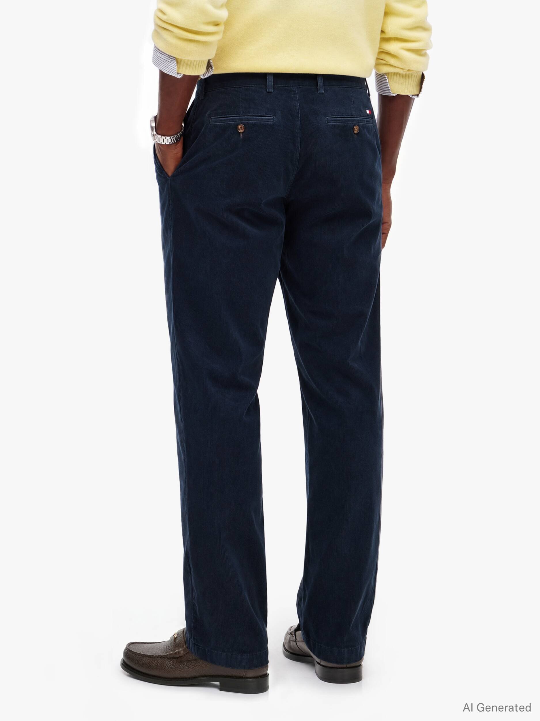 Tommy Hilfiger Pantaloni chino Denton | Slim Fit | catifea reiată