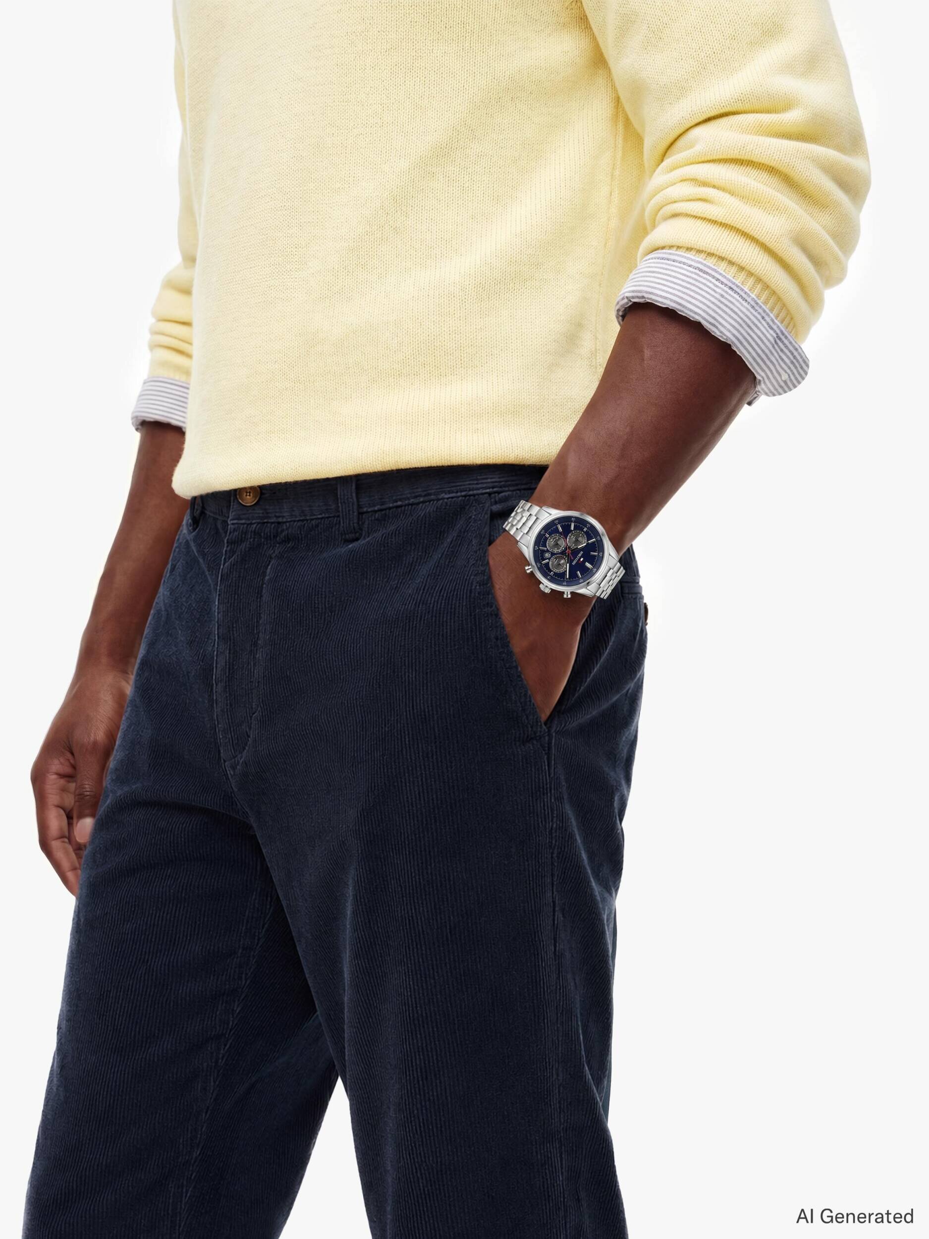 Tommy Hilfiger Pantaloni chino Denton | Slim Fit | catifea reiată