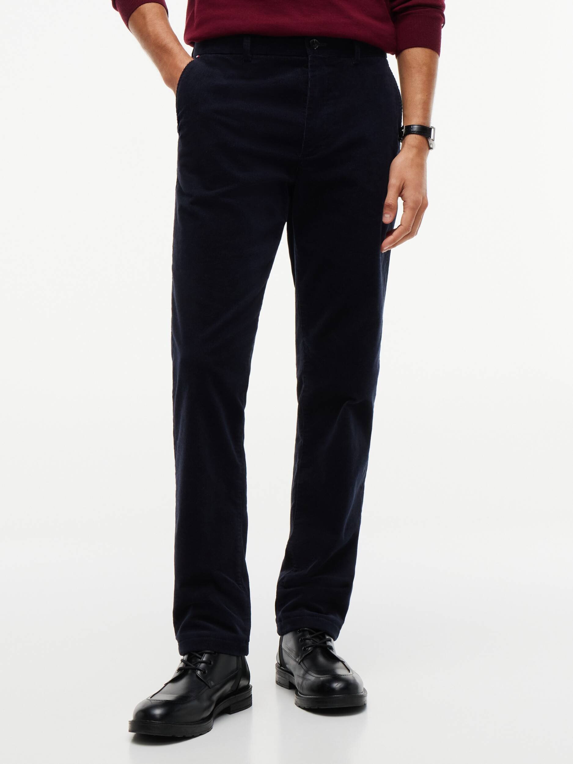 Tommy Hilfiger Pantaloni chino Denton | Slim Fit | catifea reiată