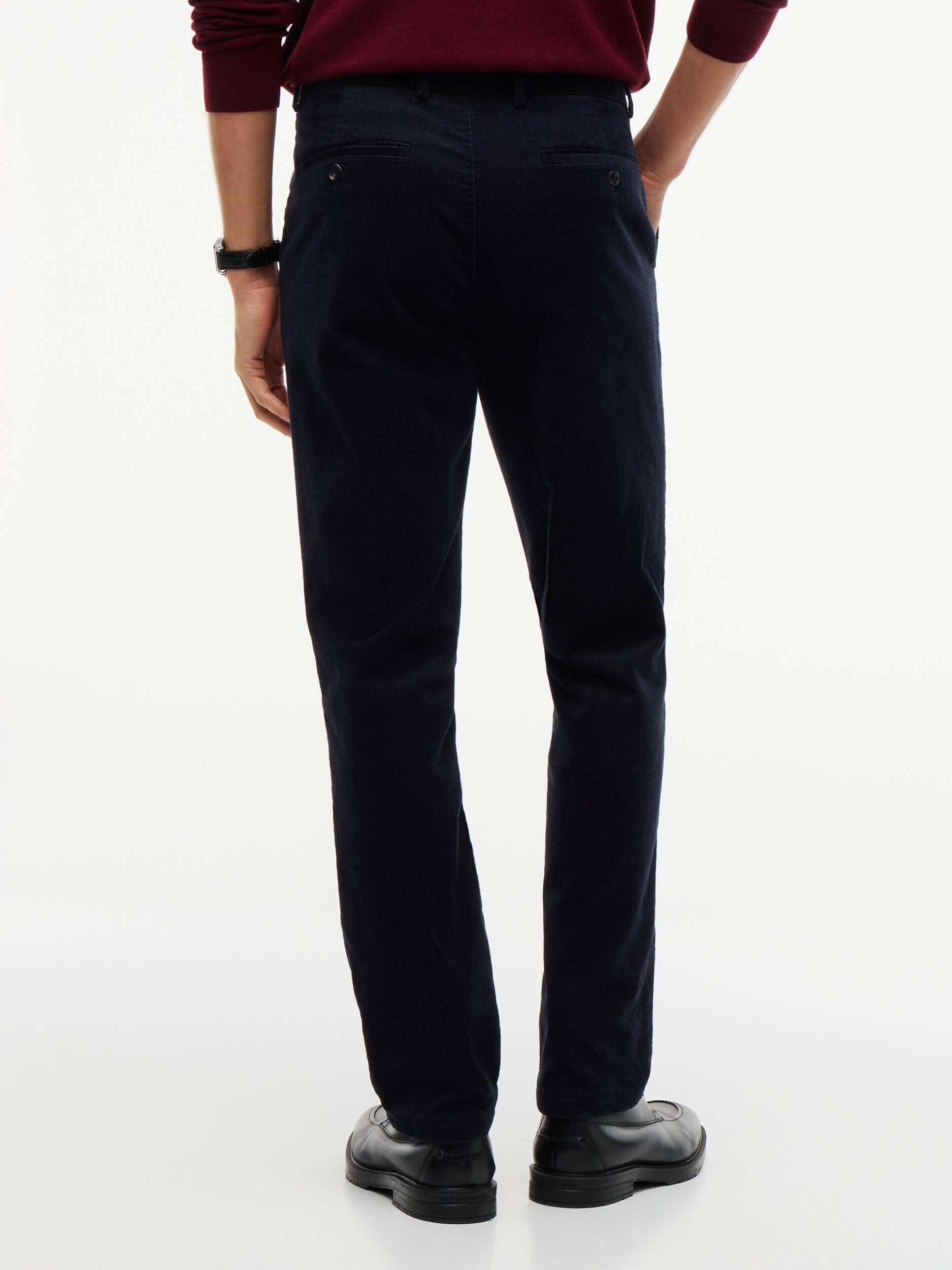 Tommy Hilfiger Pantaloni chino Denton | Slim Fit | catifea reiată