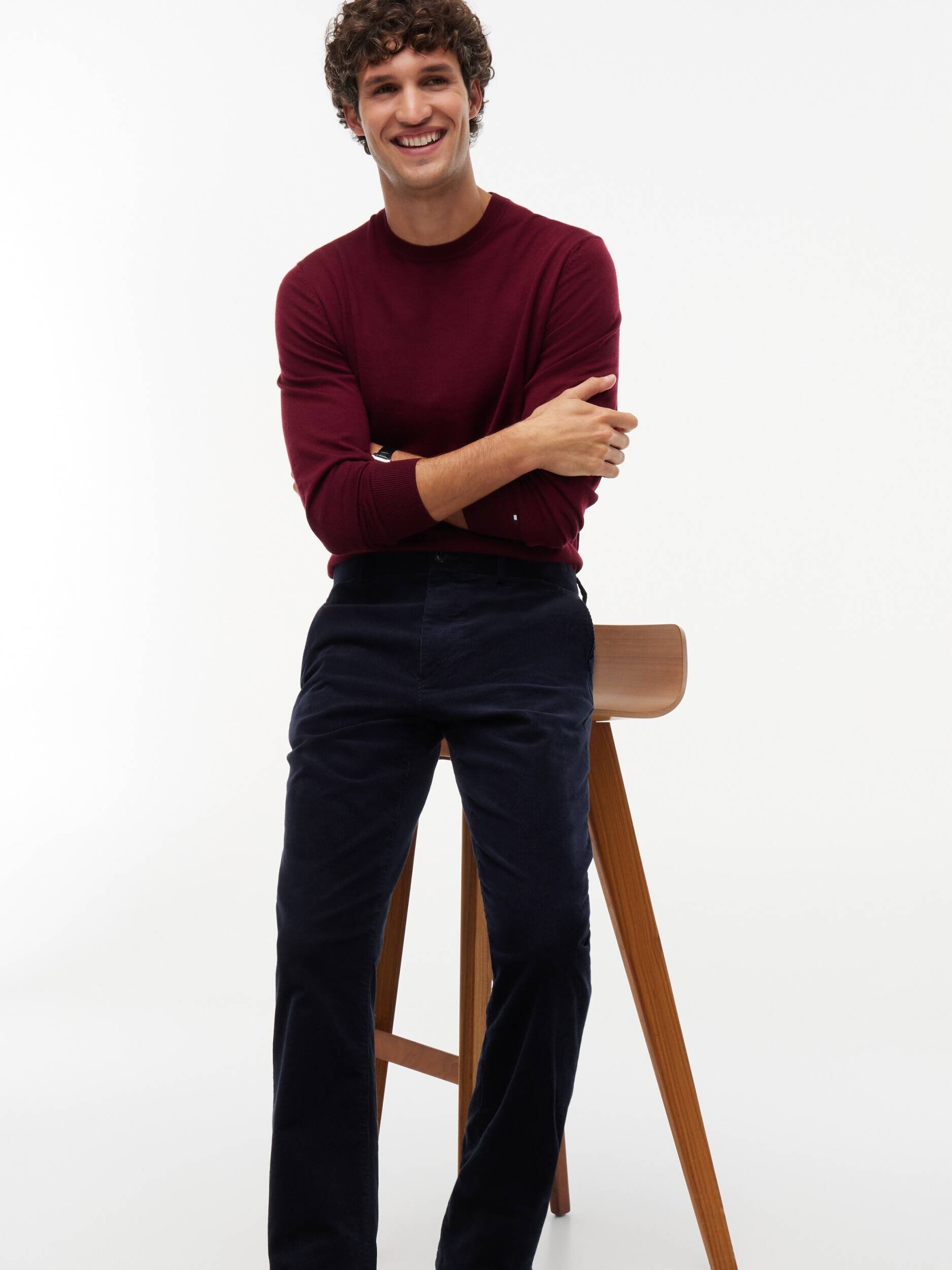 Tommy Hilfiger Pantaloni chino Denton | Slim Fit | catifea reiată
