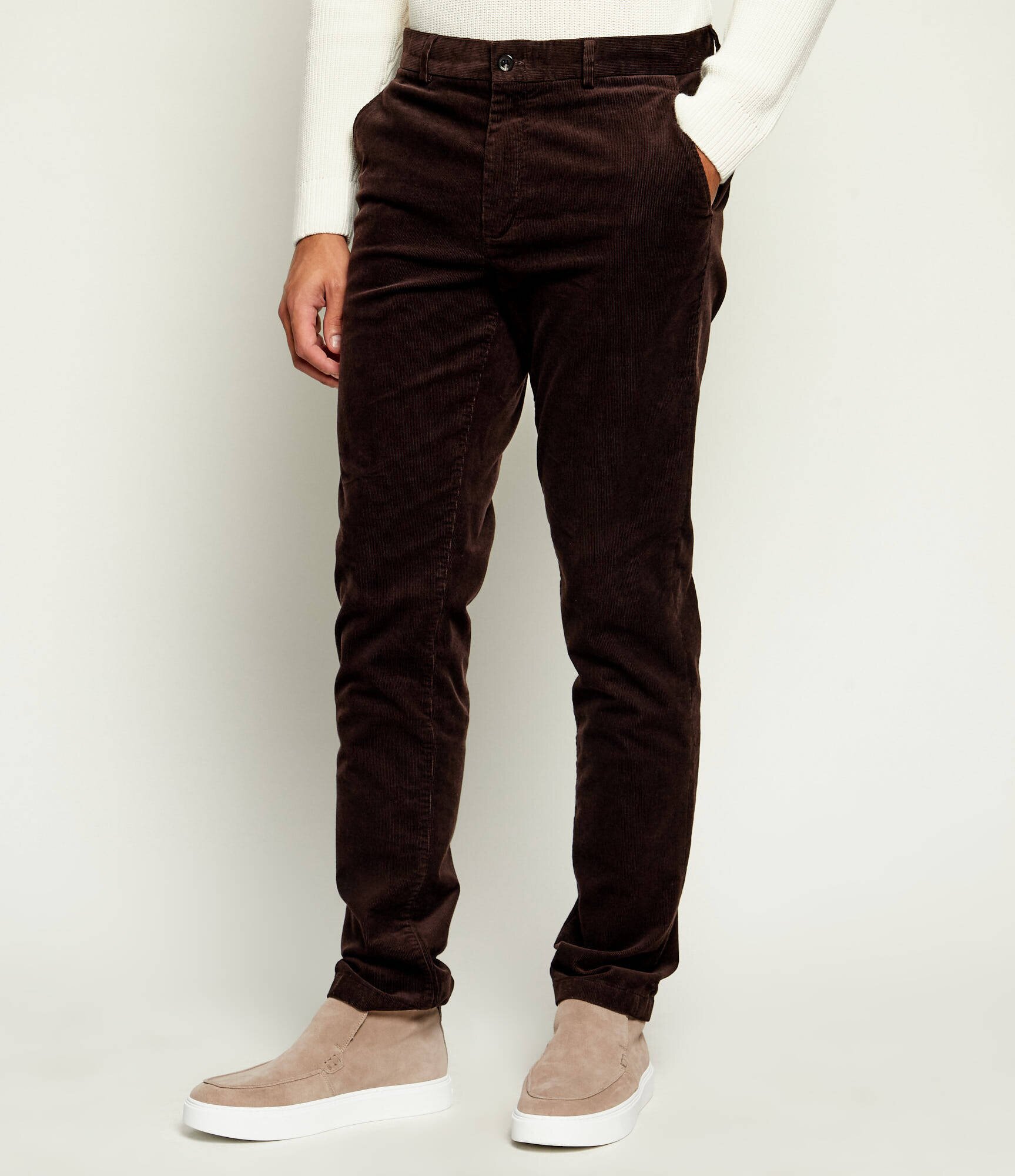 Tommy Hilfiger Pantaloni chino Denton | Slim Fit | catifea reiată