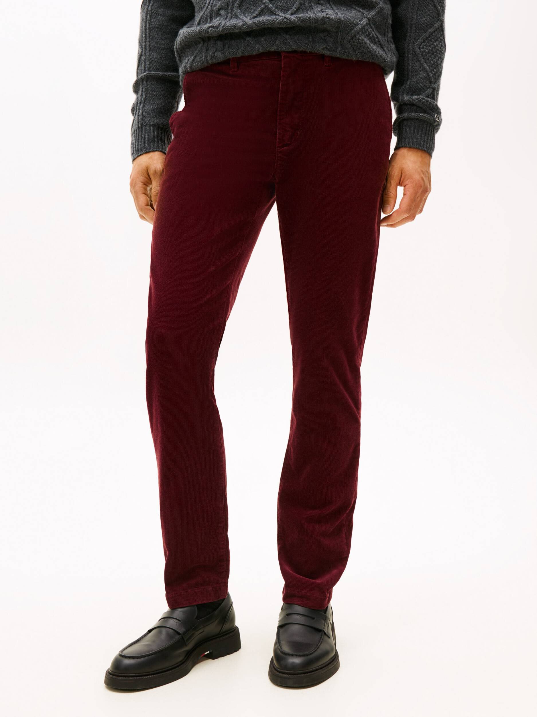 Tommy Hilfiger Pantaloni chino DENTON | Straight fit | catifea reiată