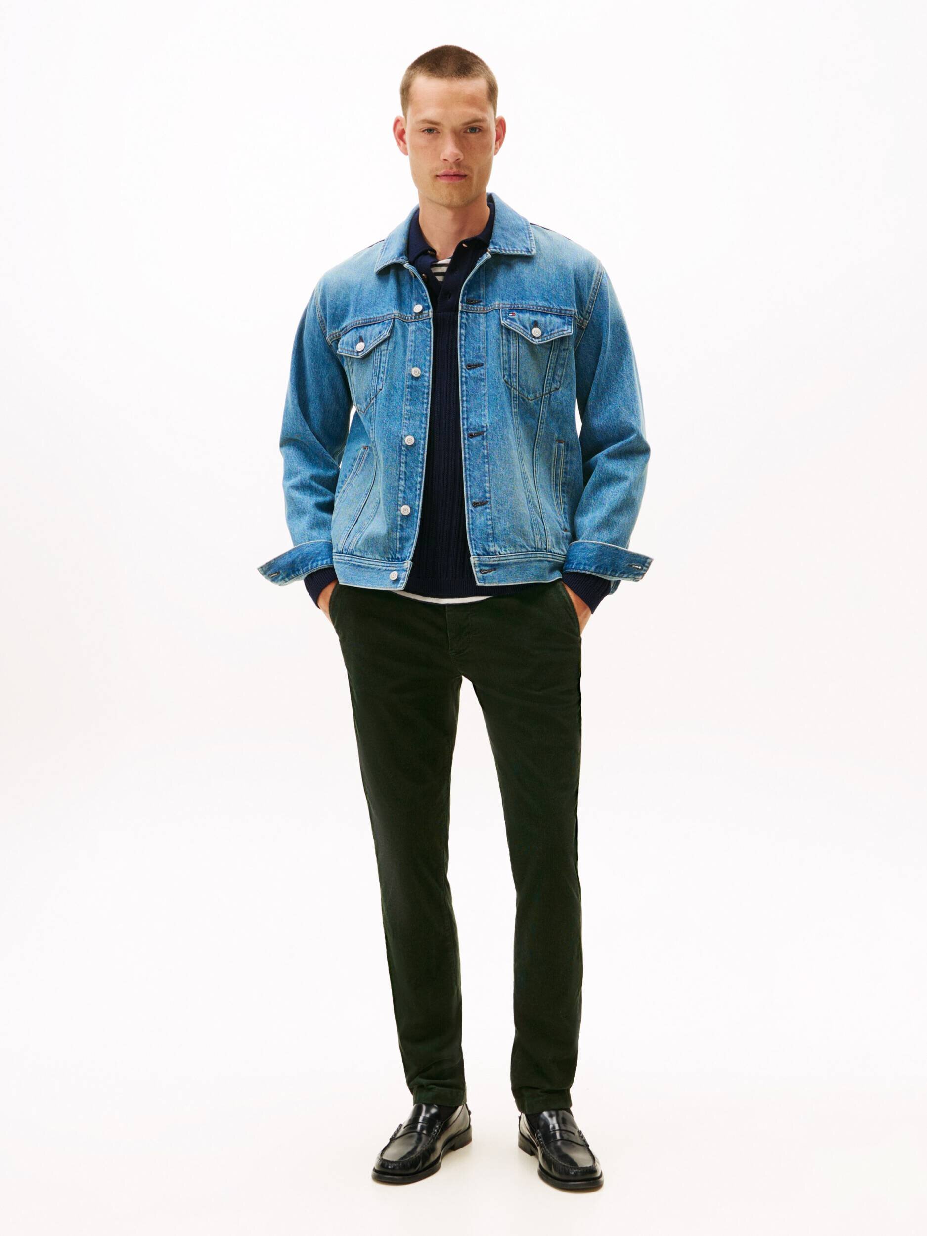 Tommy Hilfiger Pantaloni chino DENTON | Straight fit | catifea reiată