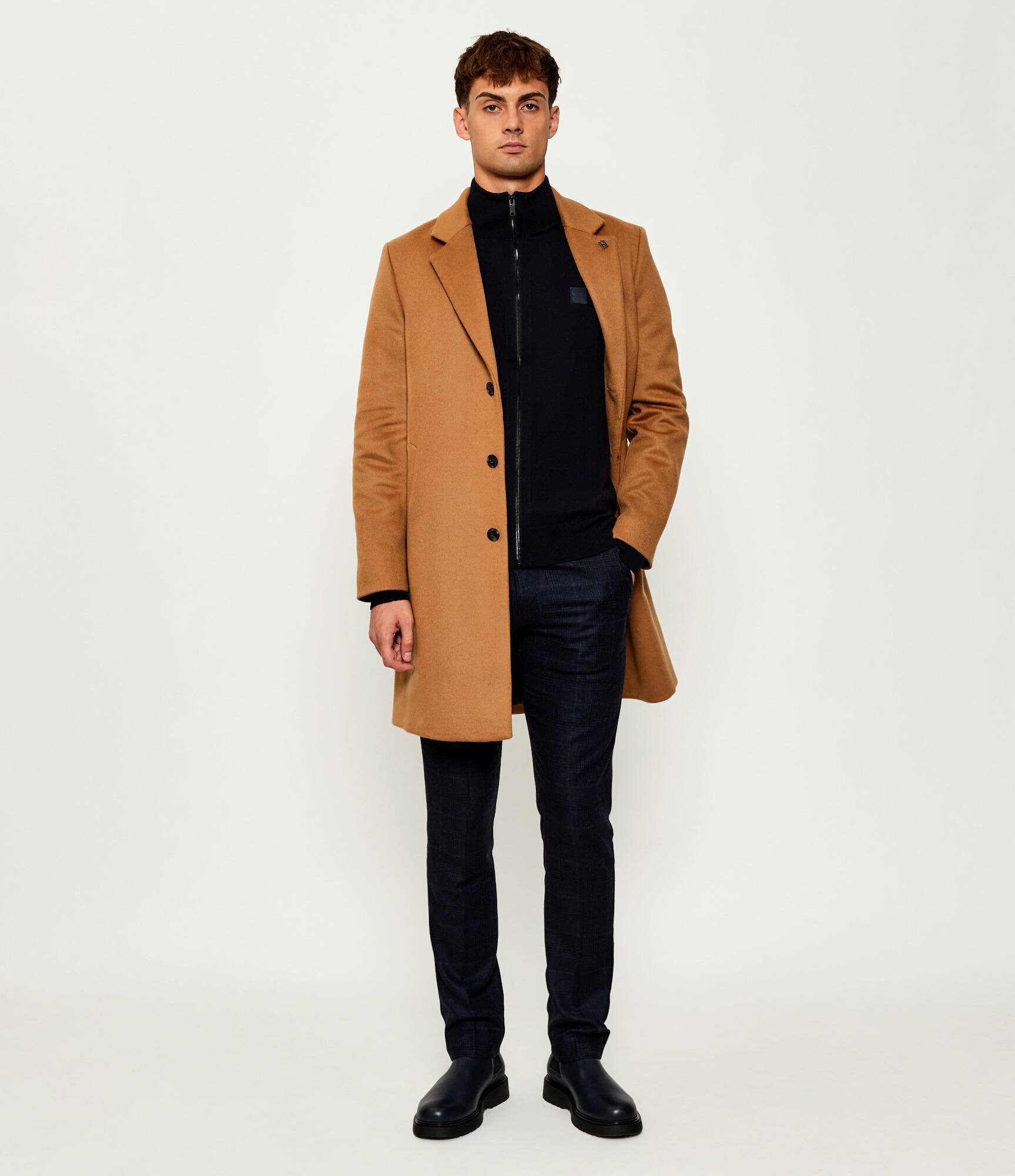 Tommy Hilfiger Pantaloni chino Denton | Straight fit cu adaos de lână