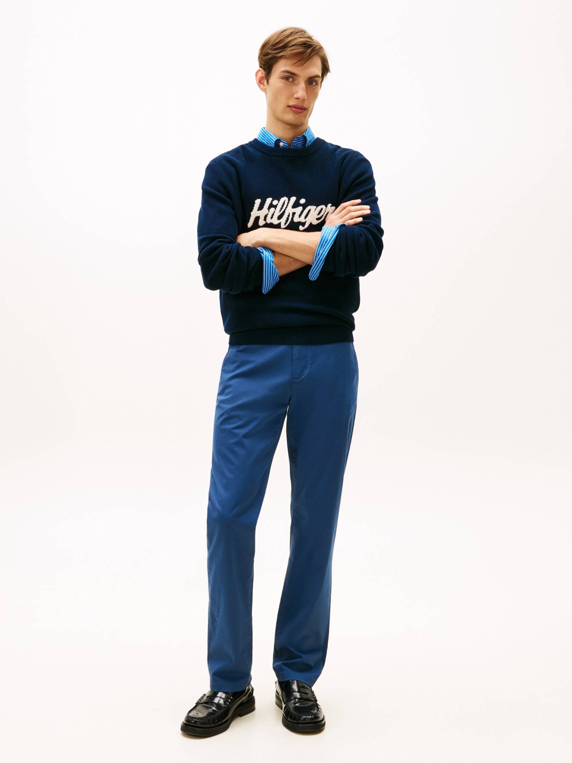 Tommy Hilfiger Pantaloni chino Denton TH x F.C. Liverpool | Straight fit