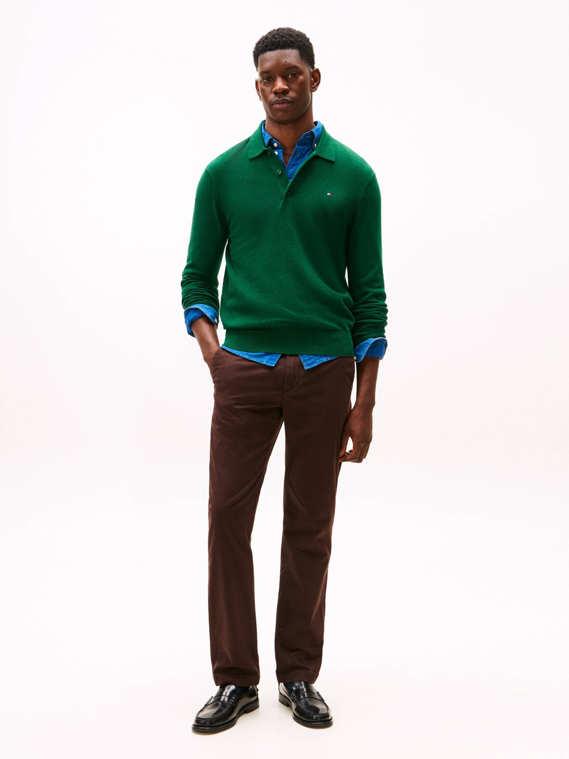 Tommy Hilfiger Pantaloni chino Denton TH x F.C. Liverpool | Straight fit