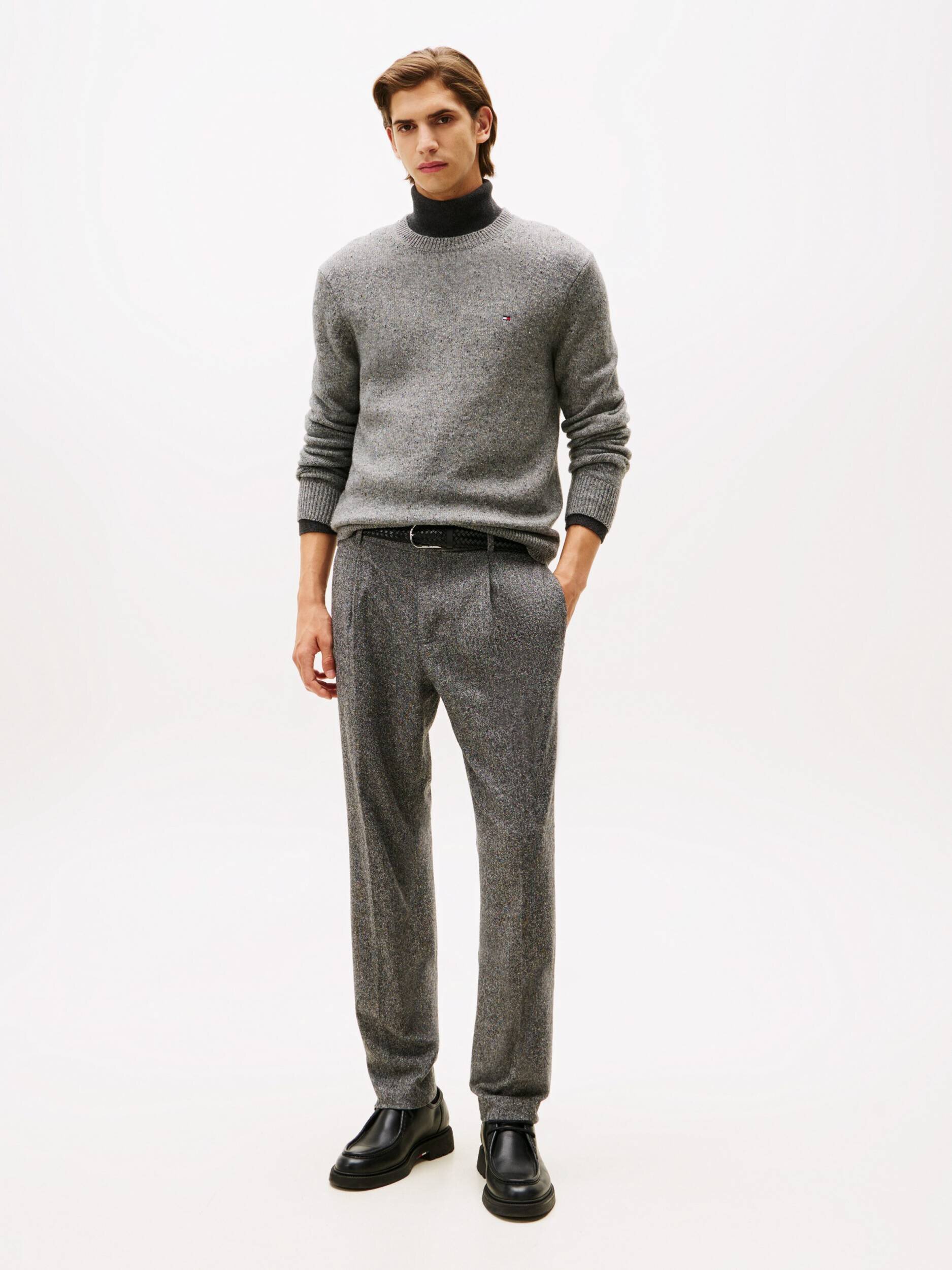Tommy Hilfiger Pantaloni chino HARLEM | Relaxed fit cu adaos de lână