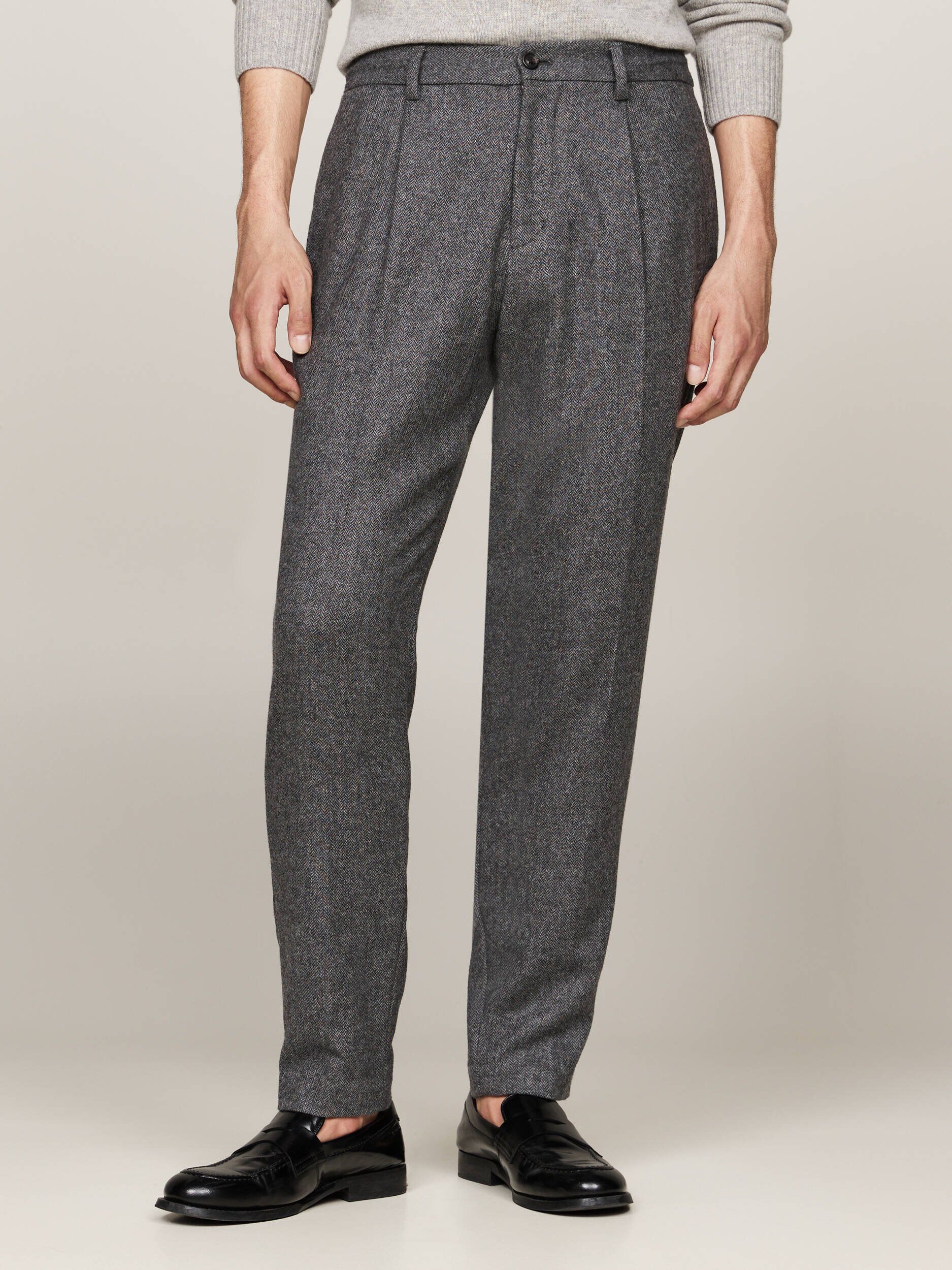 Tommy Hilfiger Pantaloni de lână | Tapered fit