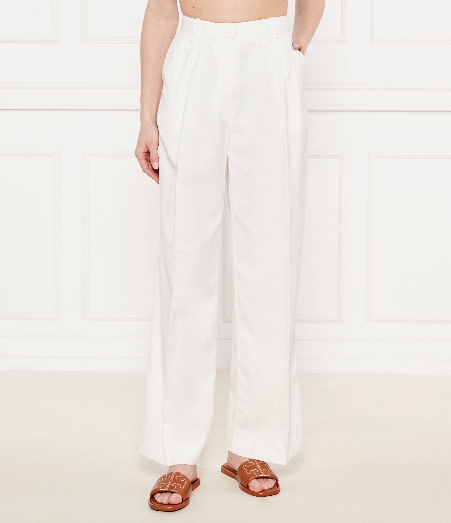 Tommy Hilfiger Pantaloni | flare fit | cu adaos de in