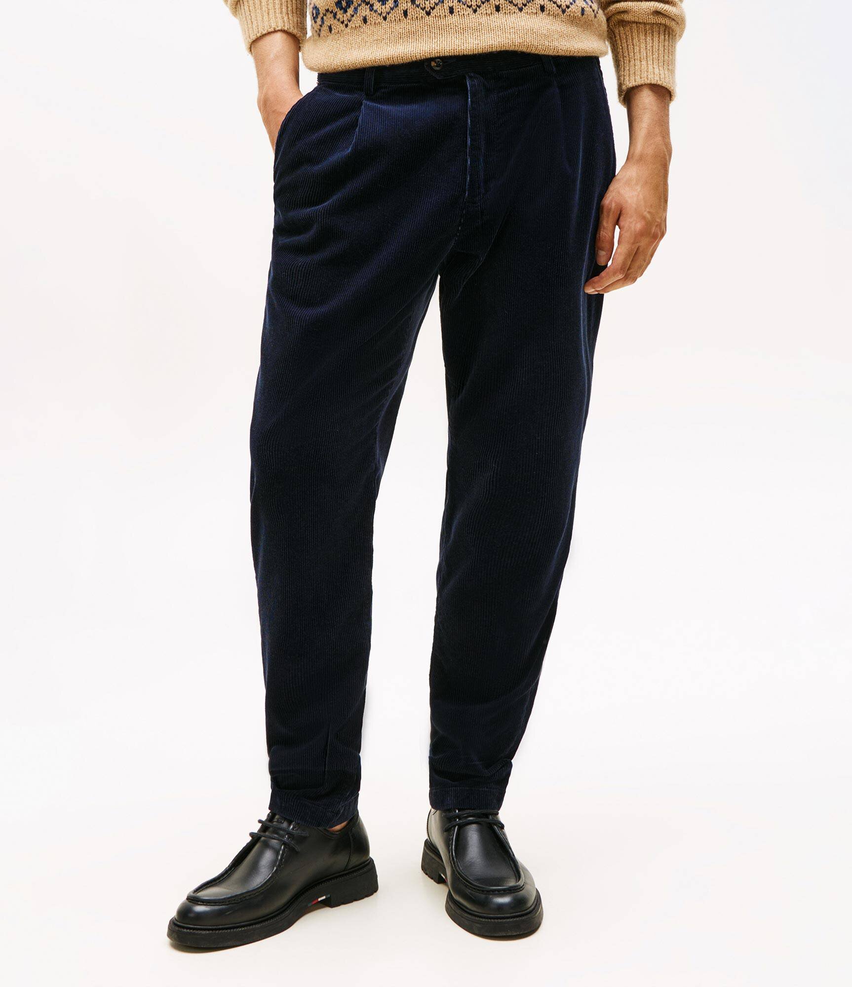 Tommy Hilfiger Pantaloni HARLEM | Relaxed fit | catifea reiată