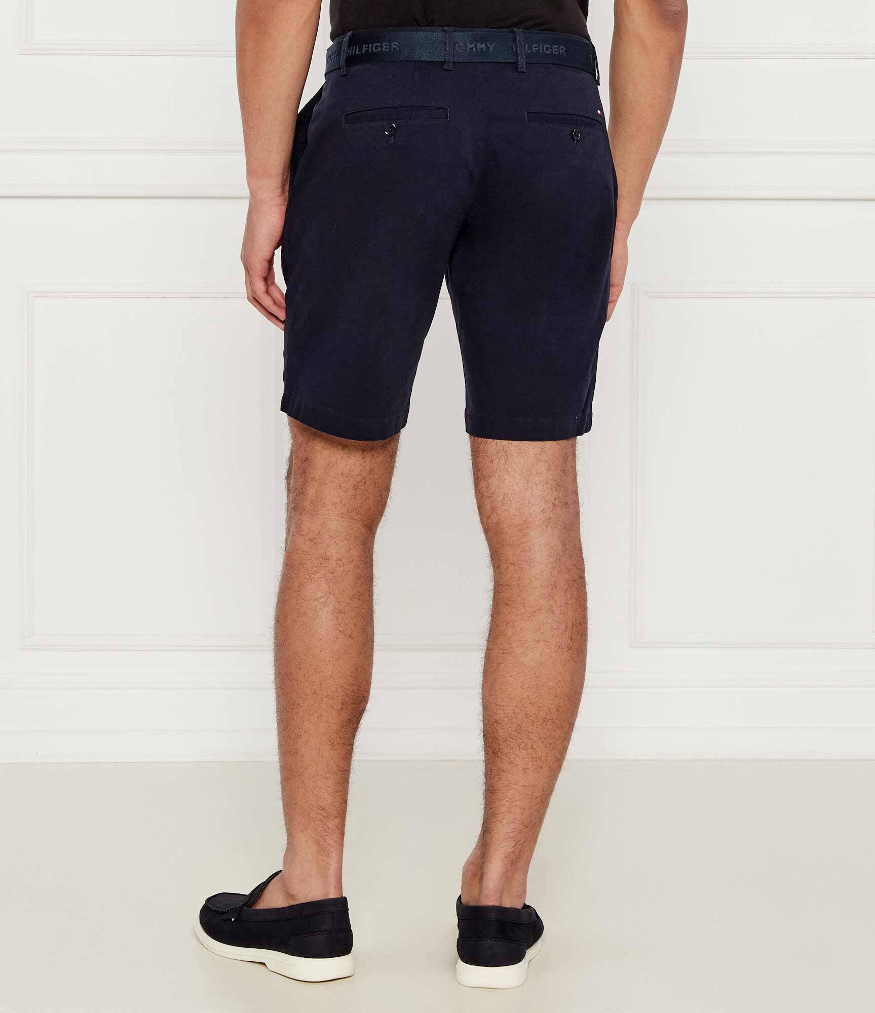 Tommy Hilfiger Pantaloni scurți chino + curea Brooklyn | Slim Fit