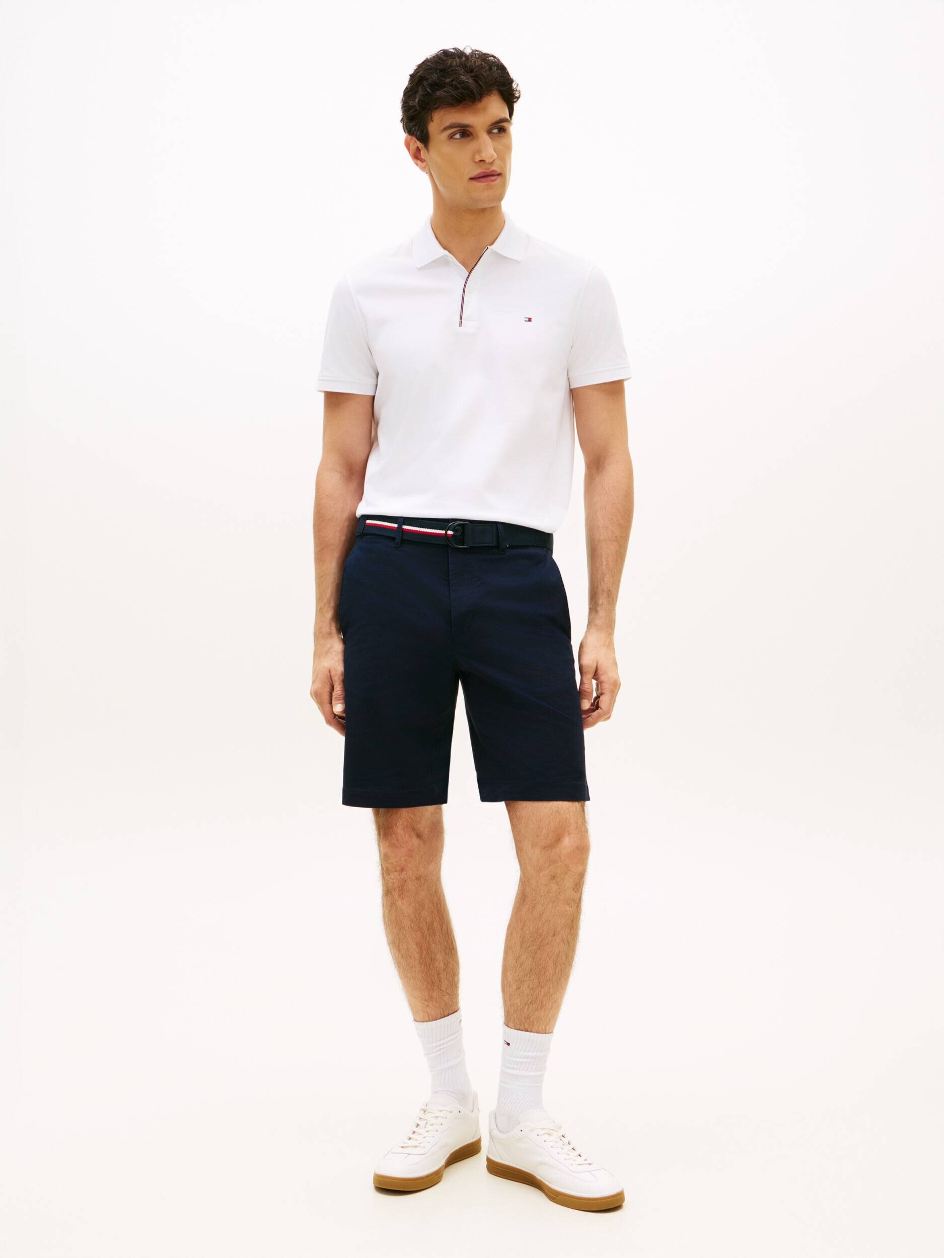 Tommy Hilfiger Pantaloni scurți chino + curea Denton | Slim Fit