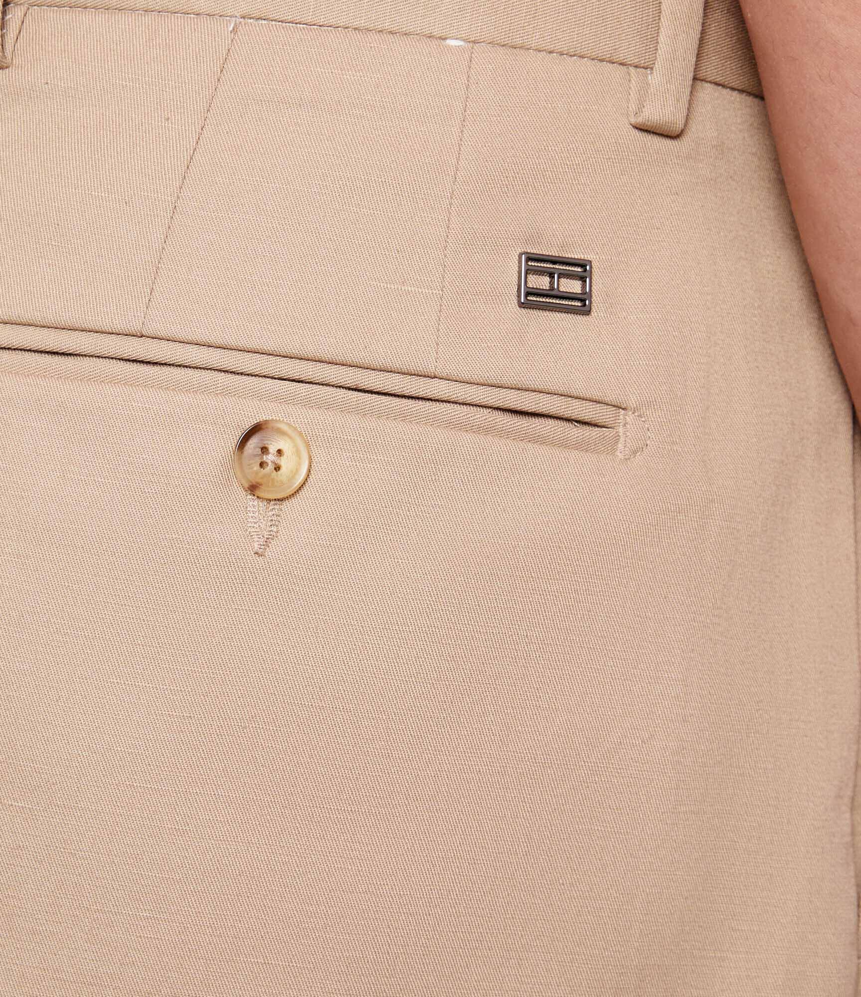 Tommy Hilfiger Pantaloni scurți chino | Relaxed fit | cu adaos de in