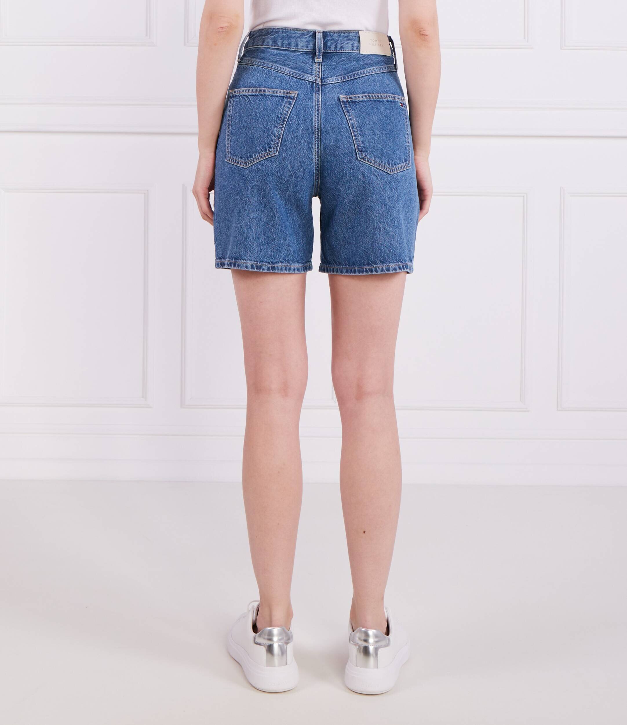 Tommy Hilfiger Pantaloni scurți DNM FLARE SHORT HW JUNE | Regular Fit | denim