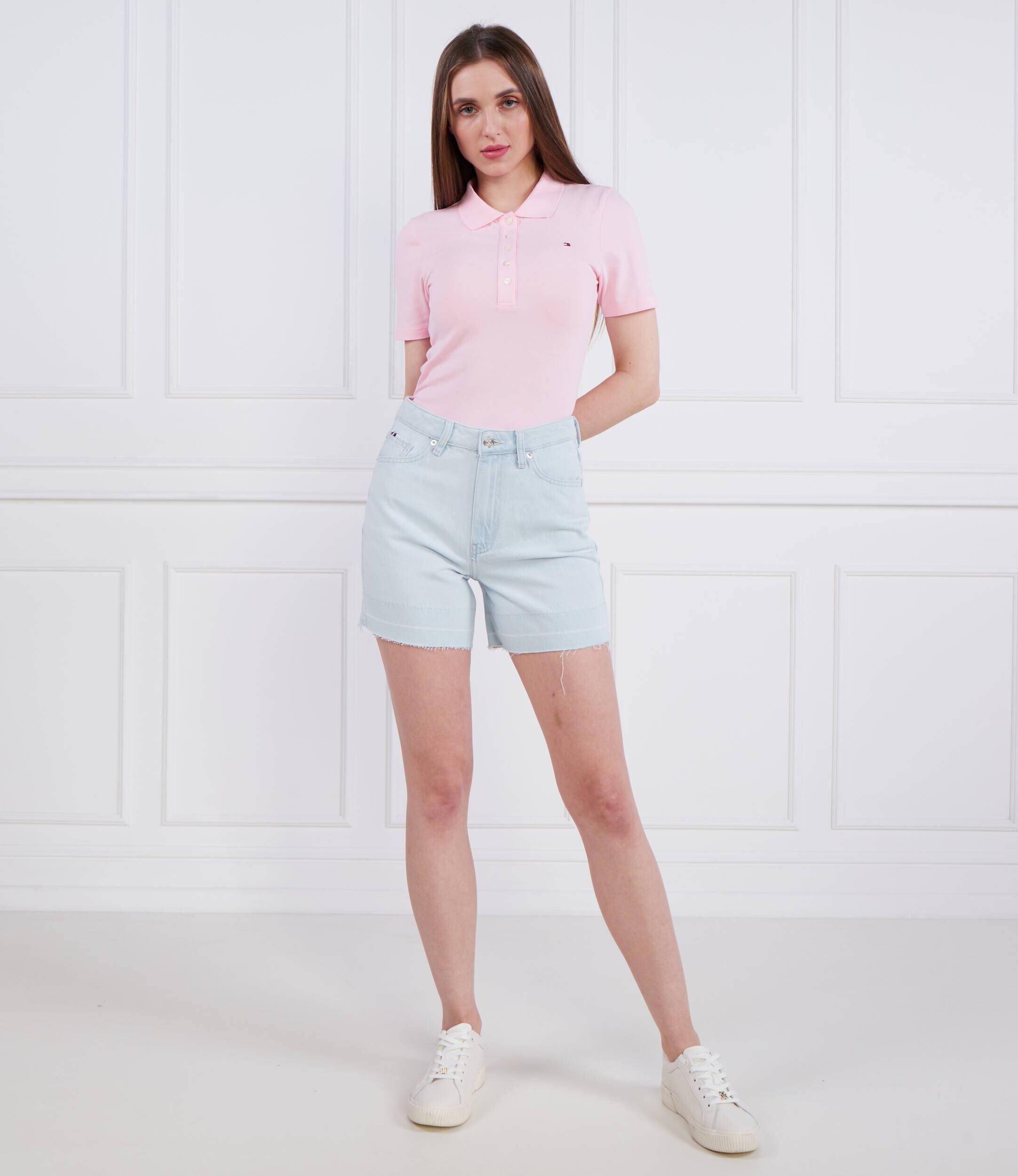 Tommy Hilfiger Pantaloni scurți DNM STRAIGHT SHORT HW KIRA | Regular Fit