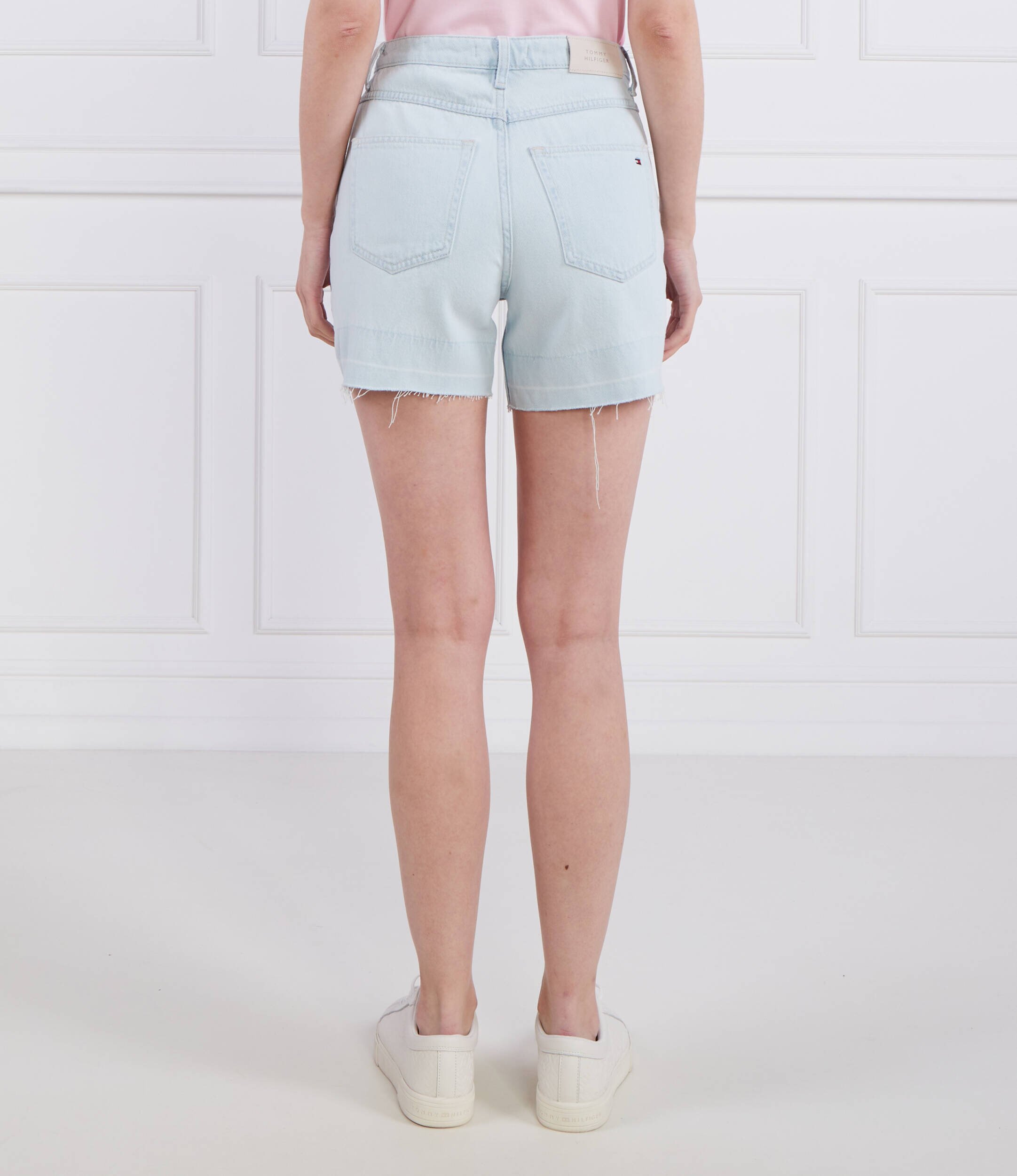 Tommy Hilfiger Pantaloni scurți DNM STRAIGHT SHORT HW KIRA | Regular Fit