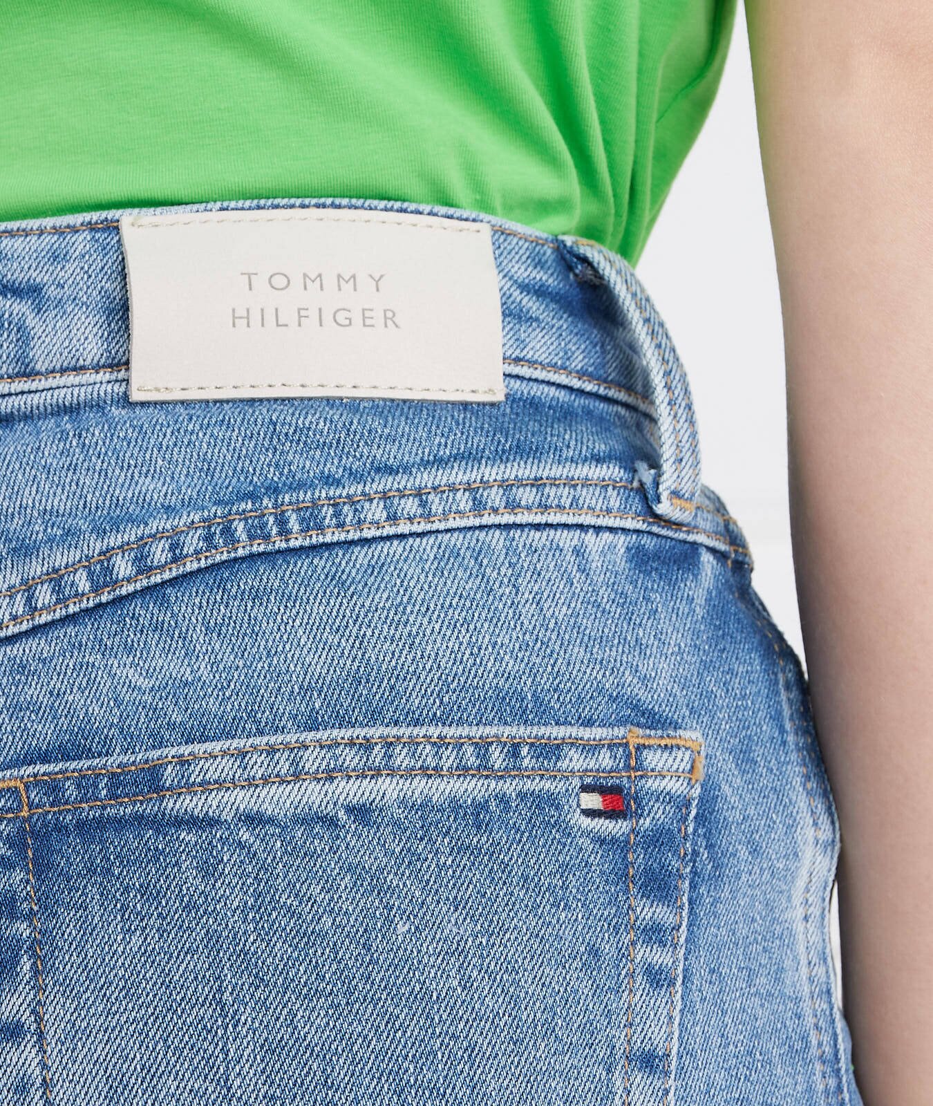 Tommy Hilfiger Pantaloni scurți DNM STRAIGHT SHORT LYRA | Regular Fit