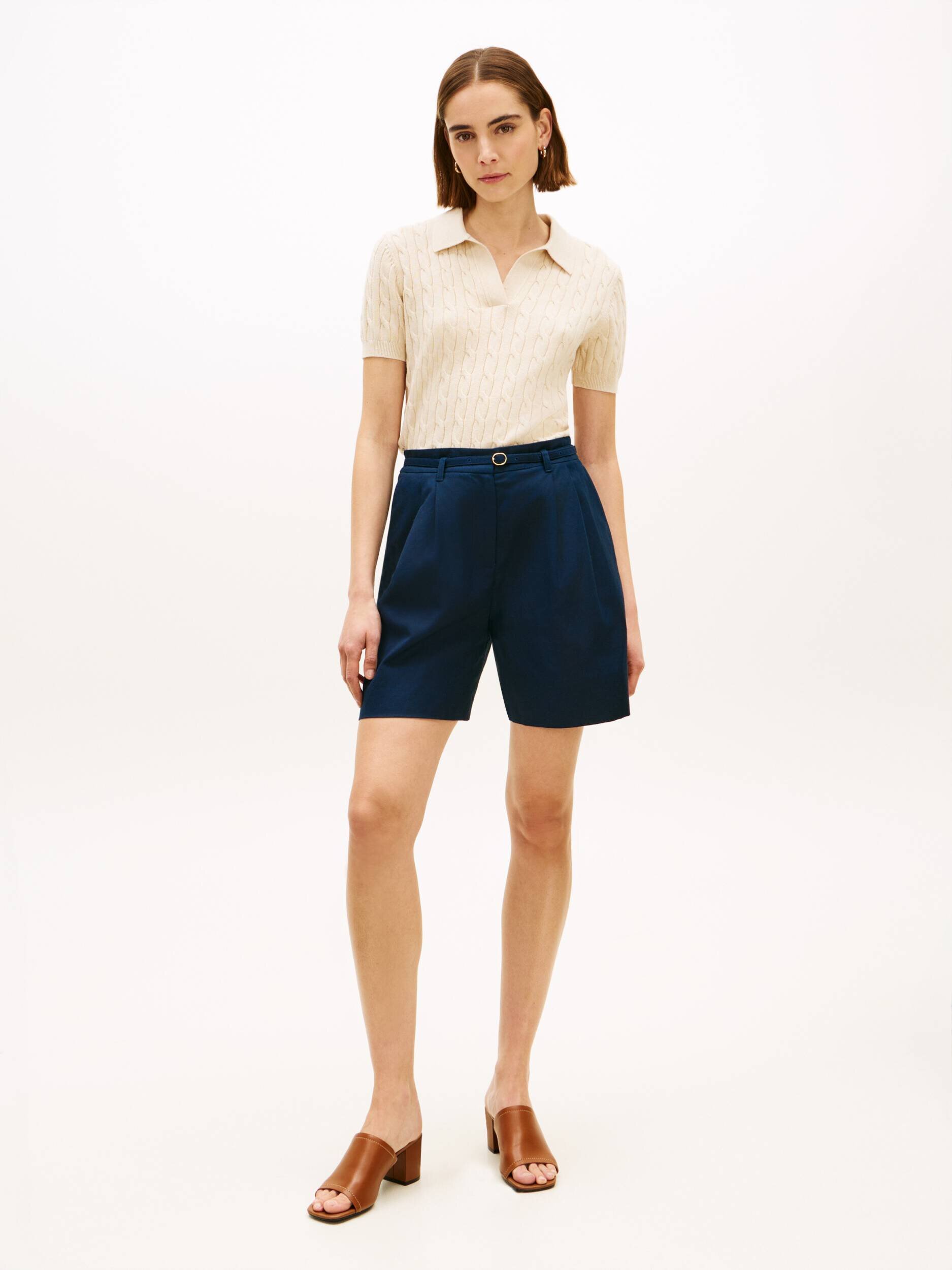 Tommy Hilfiger Pantaloni scurți | regular fit | cu adaos de in