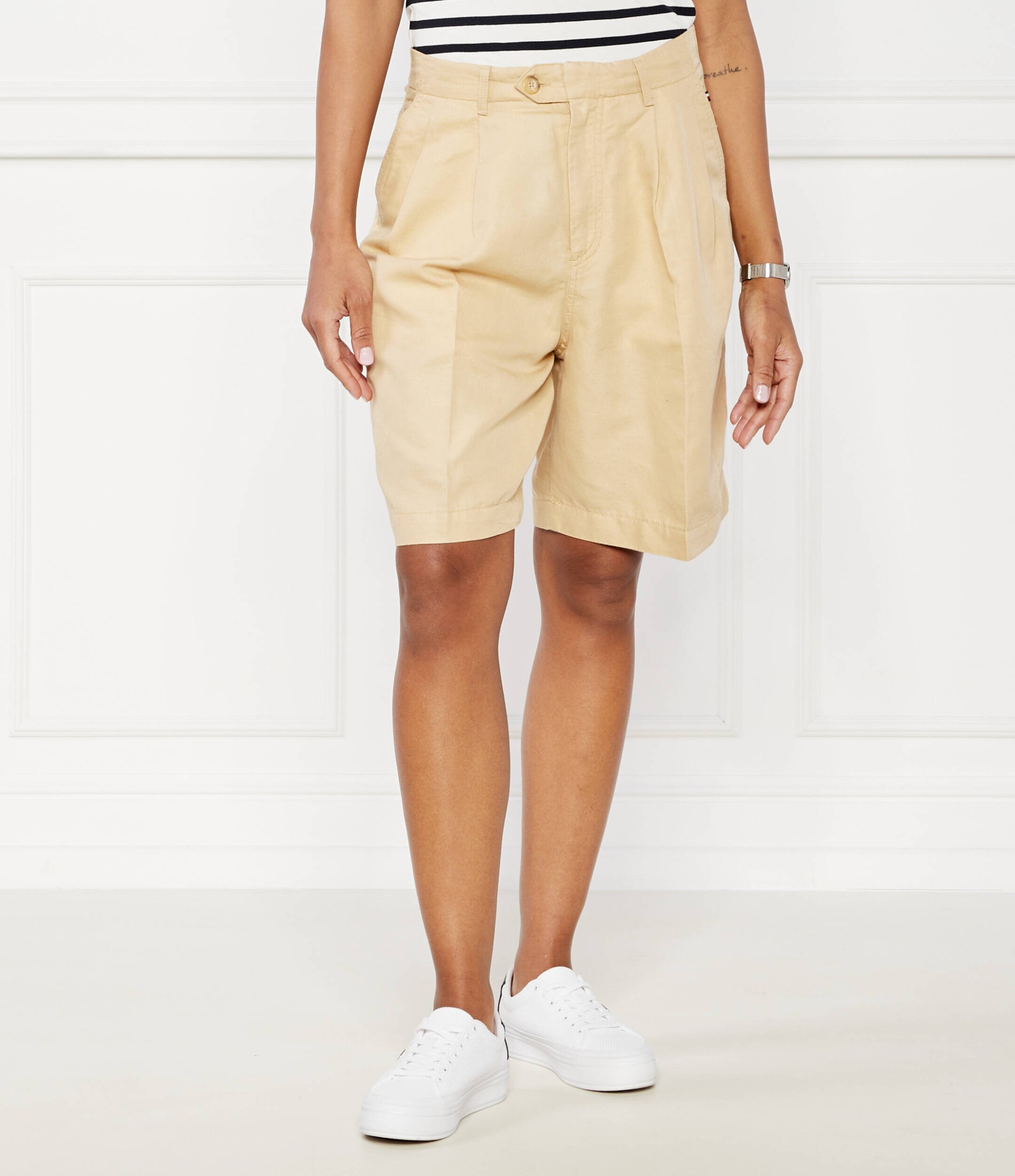 Tommy Hilfiger Pantaloni scurți | regular fit | cu adaos de in