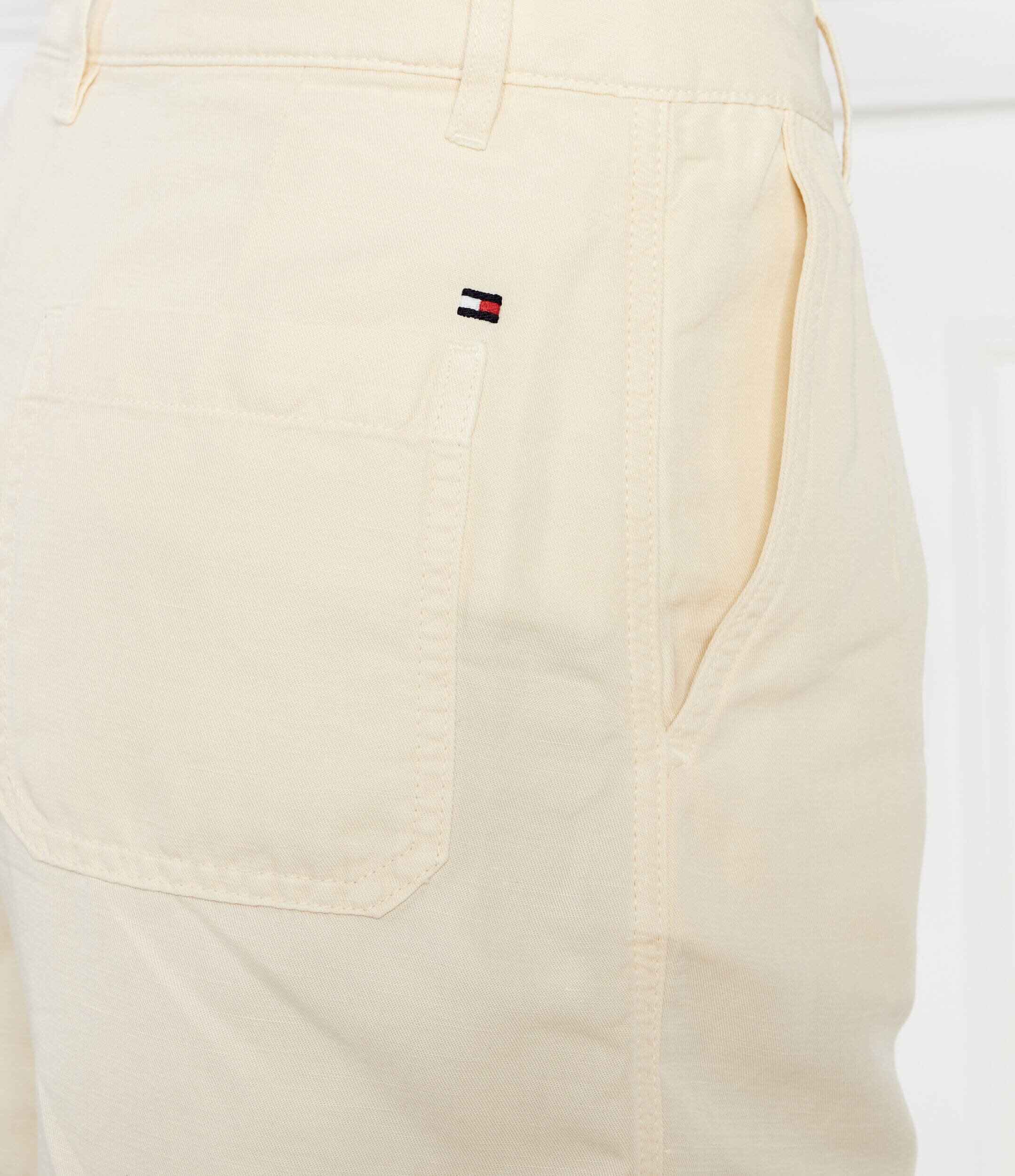 Tommy Hilfiger Pantaloni scurți | Relaxed fit | cu adaos de in