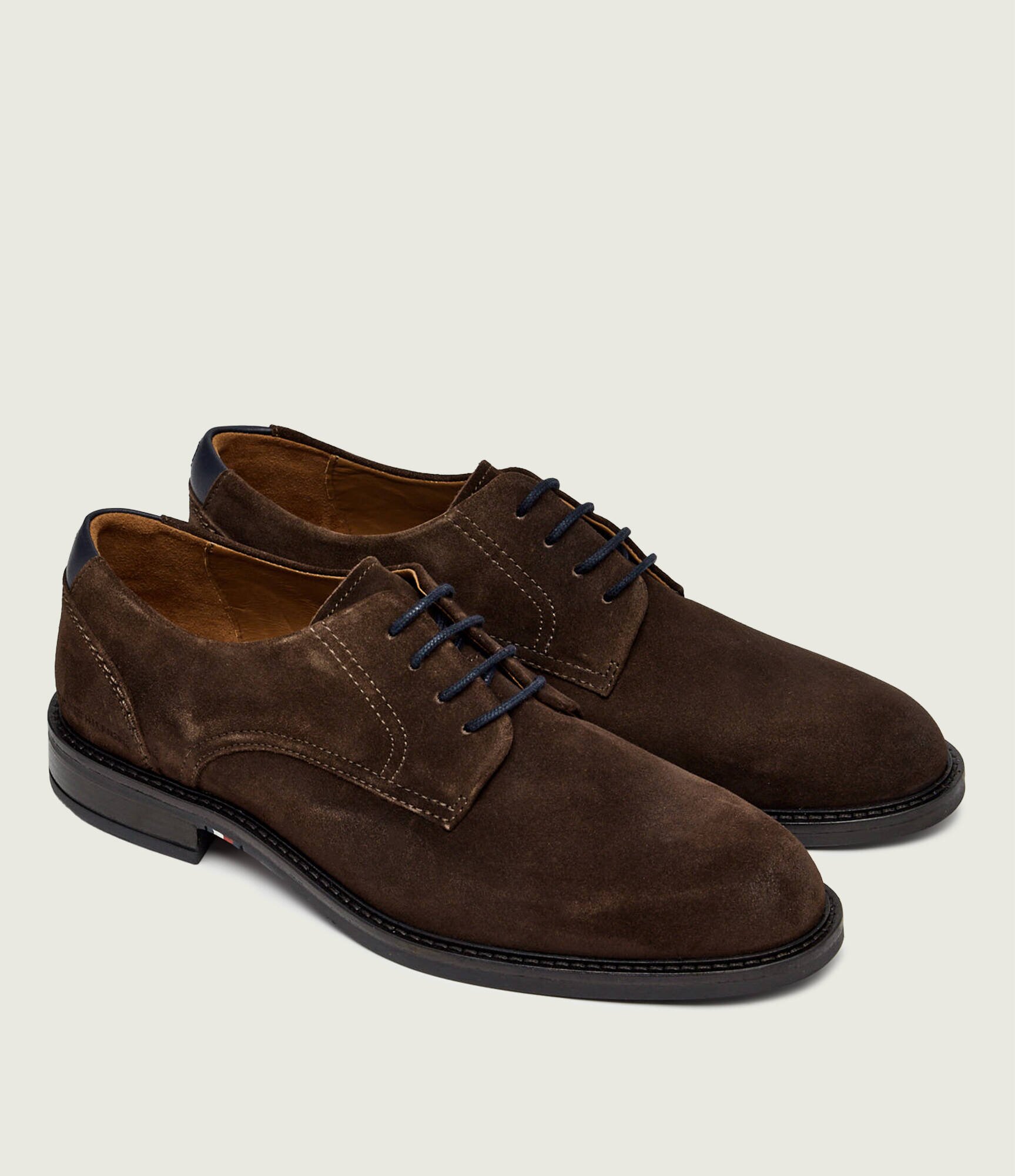 Tommy Hilfiger Pantofi derby Corporate Dressy | piele întoarsă