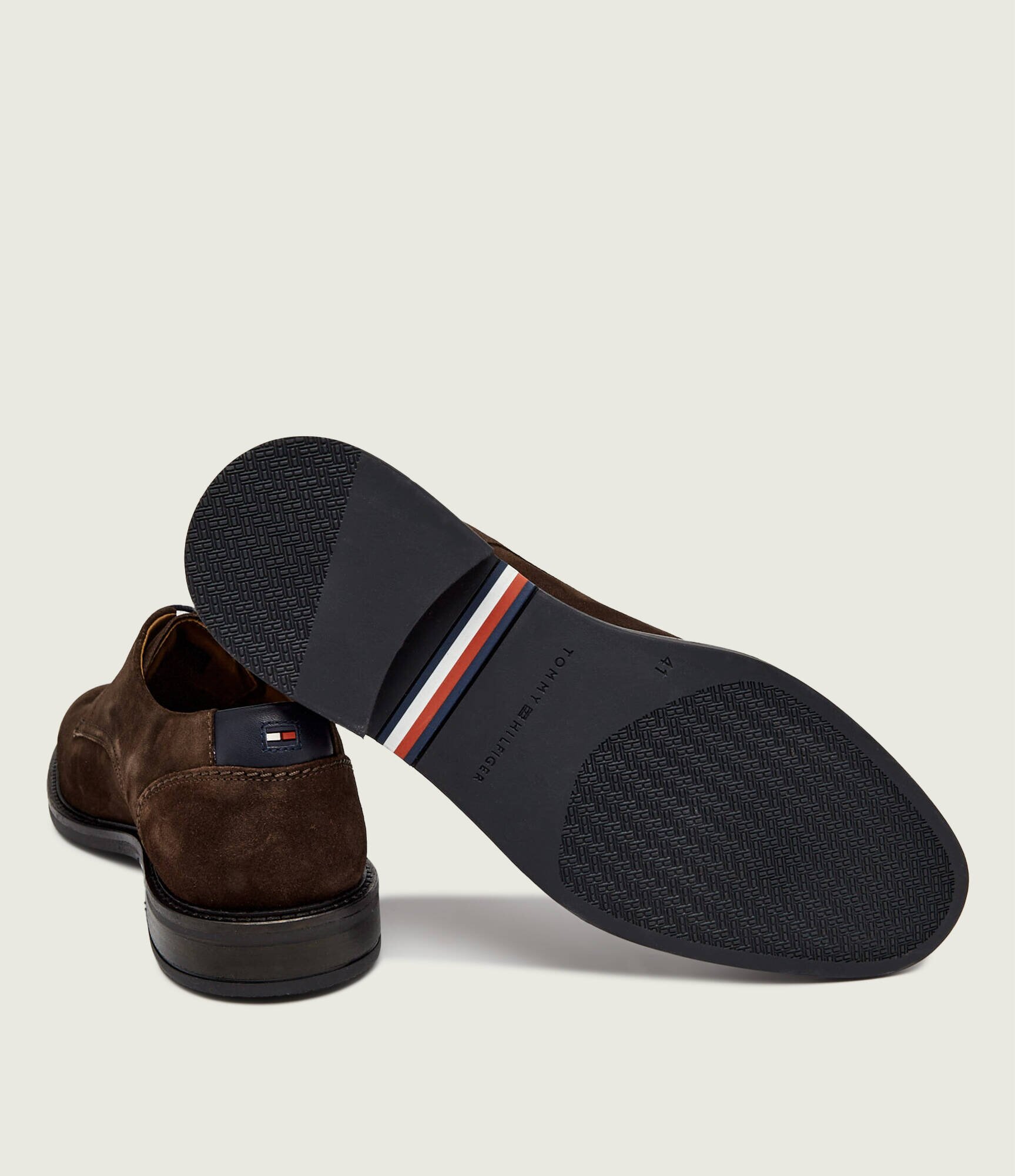 Tommy Hilfiger Pantofi derby Corporate Dressy | piele întoarsă