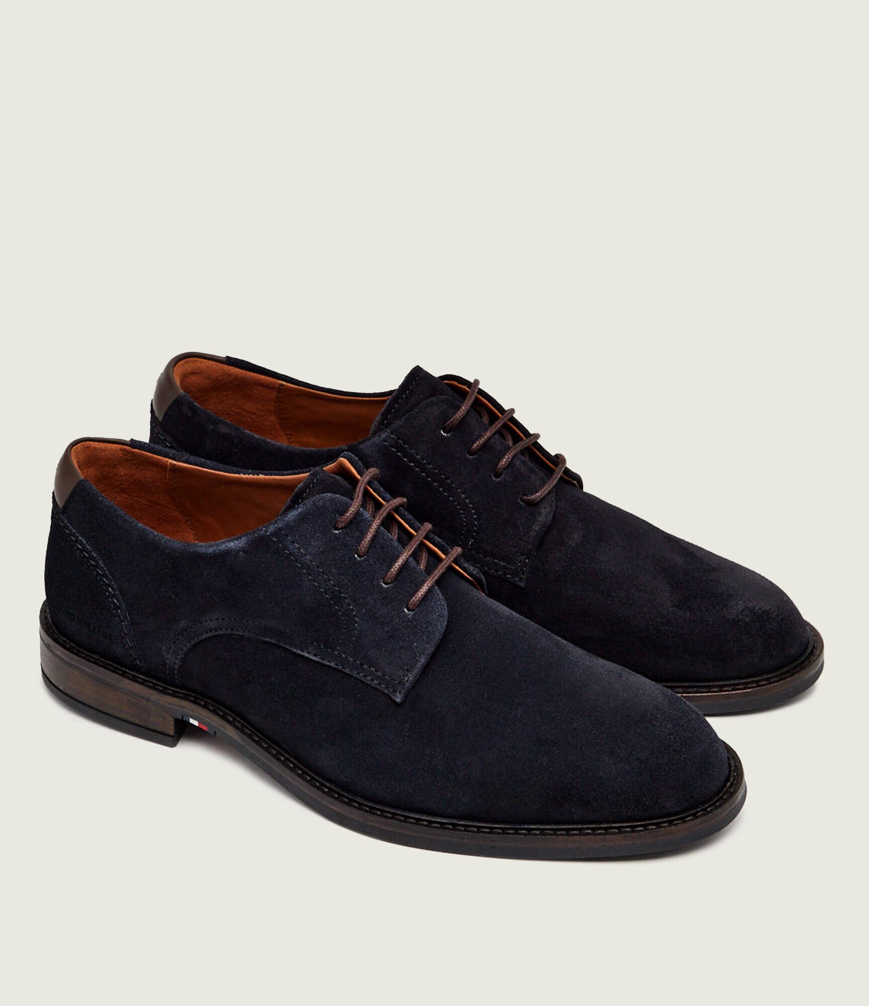 Tommy Hilfiger Pantofi derby Corporate Dressy | piele întoarsă