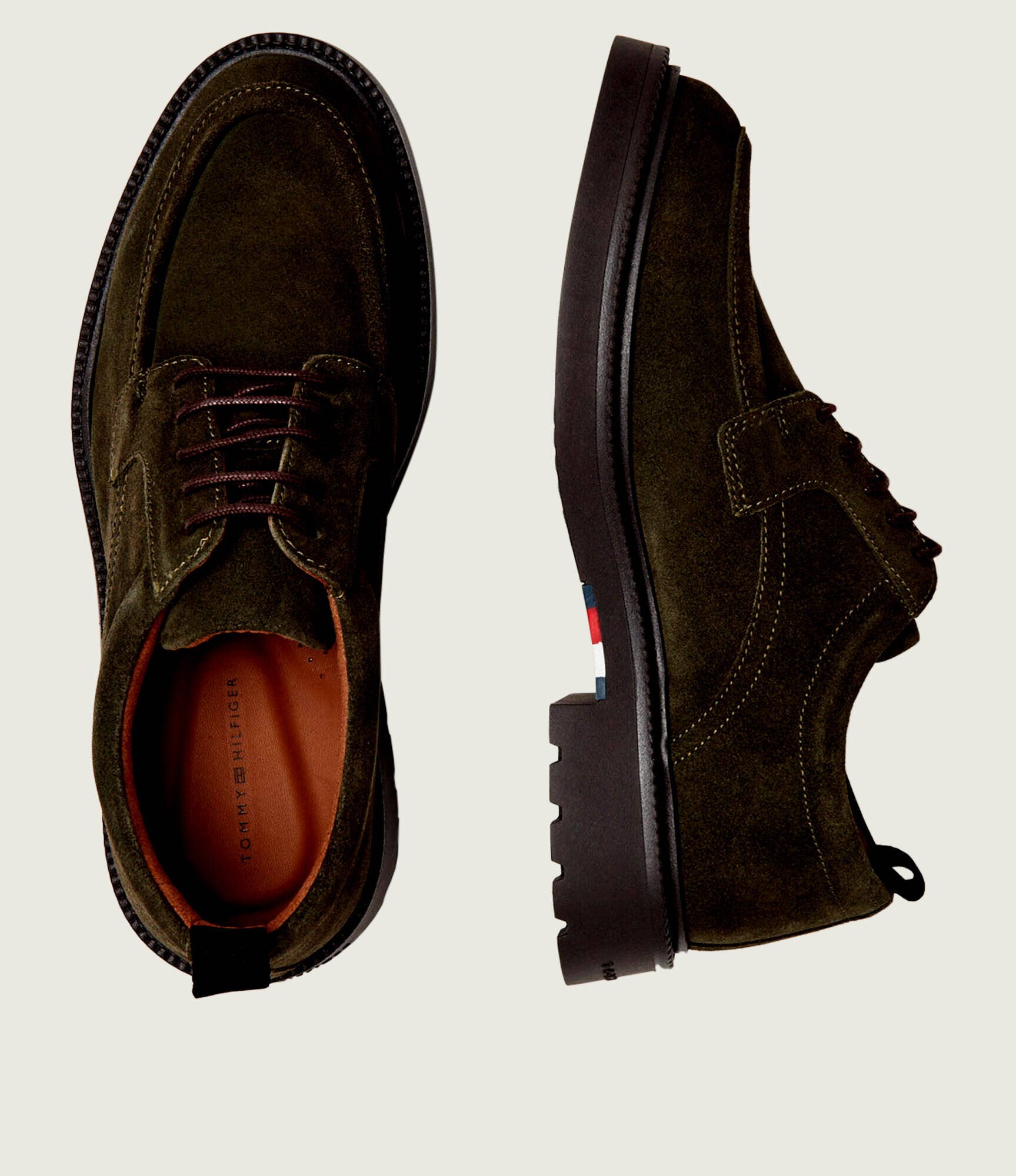 Tommy Hilfiger Pantofi derby | piele întoarsă