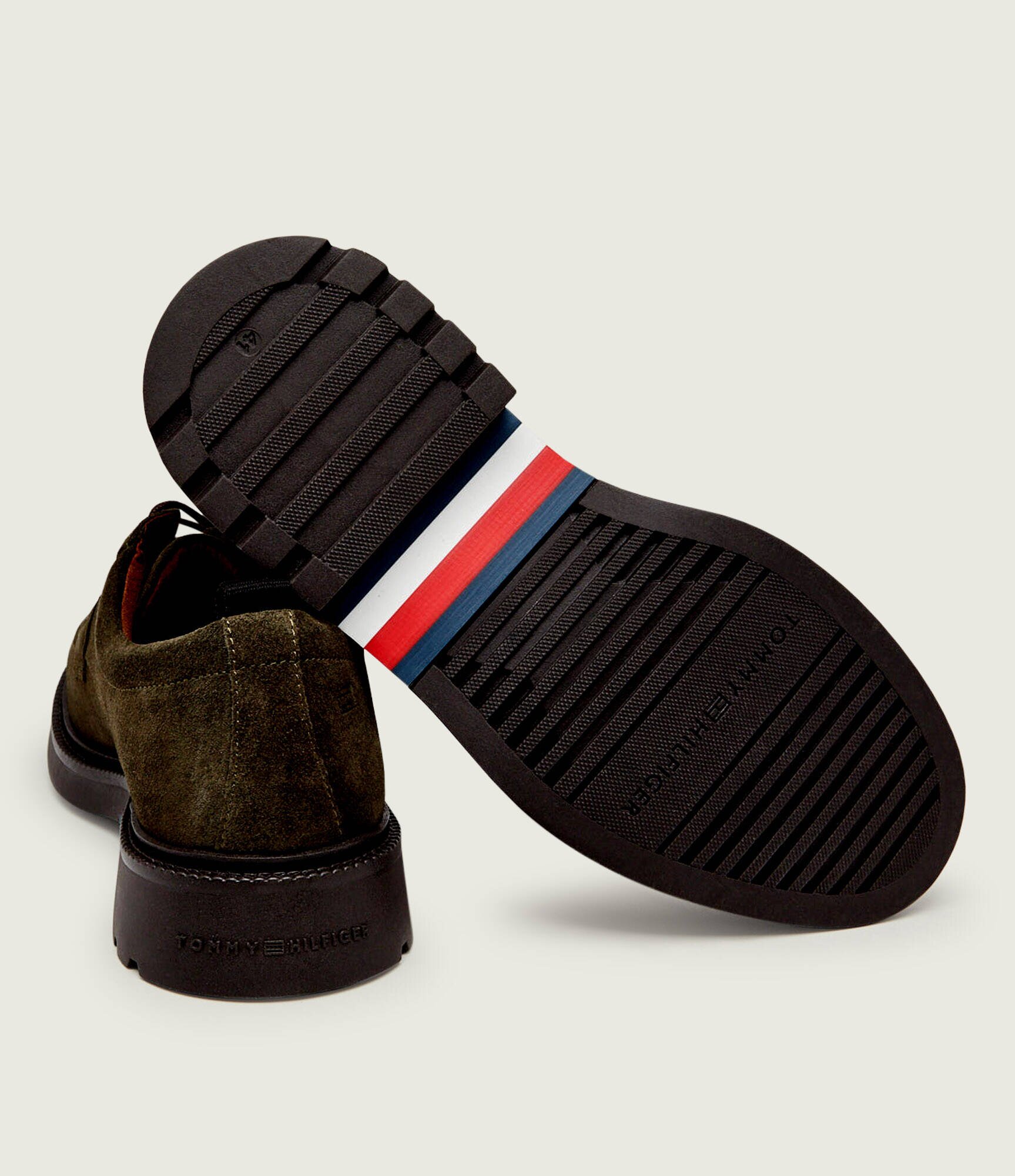 Tommy Hilfiger Pantofi derby | piele întoarsă