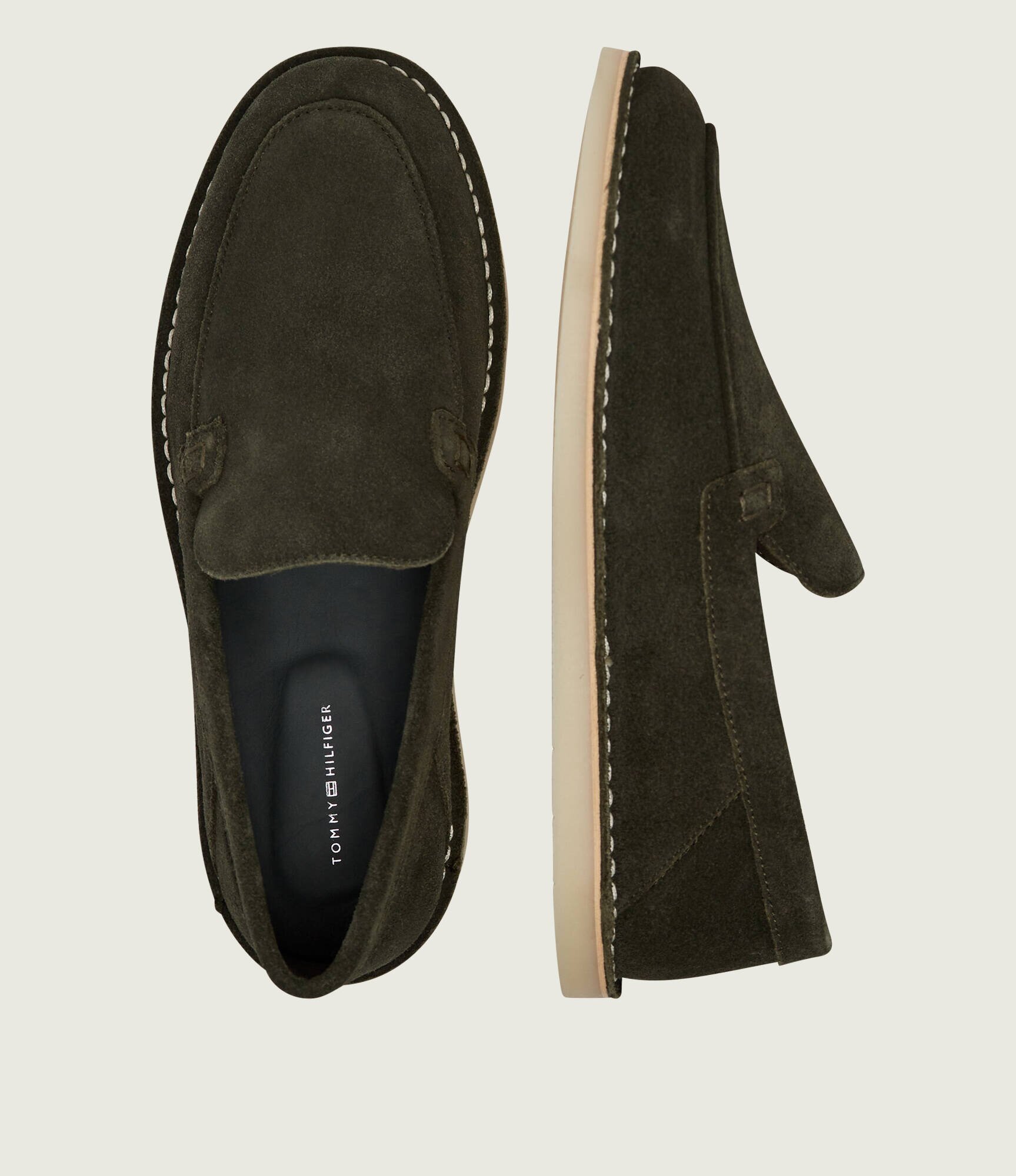 Tommy Hilfiger Pantofi loafer | piele întoarsă
