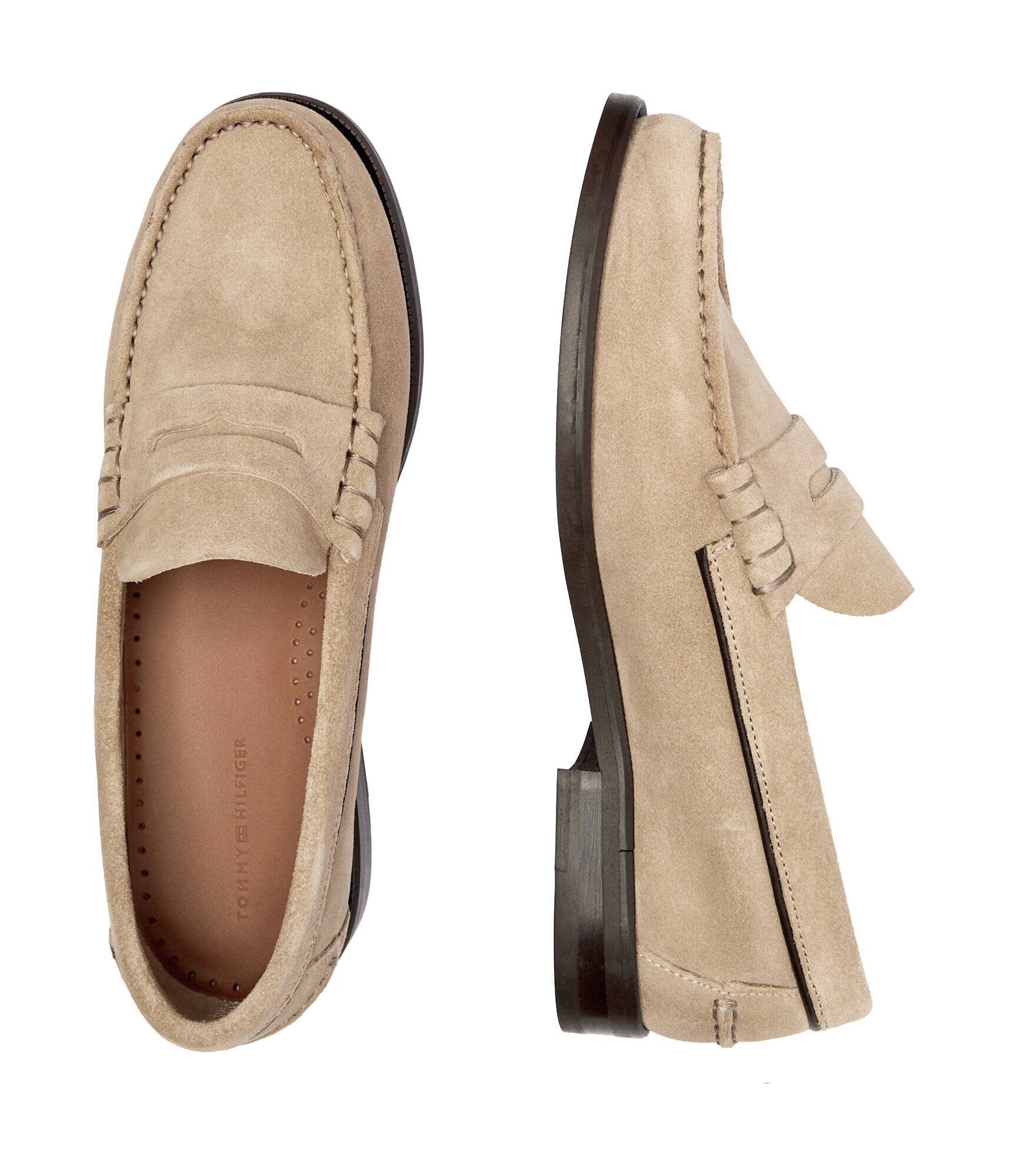Tommy Hilfiger Pantofi loafer | piele întoarsă