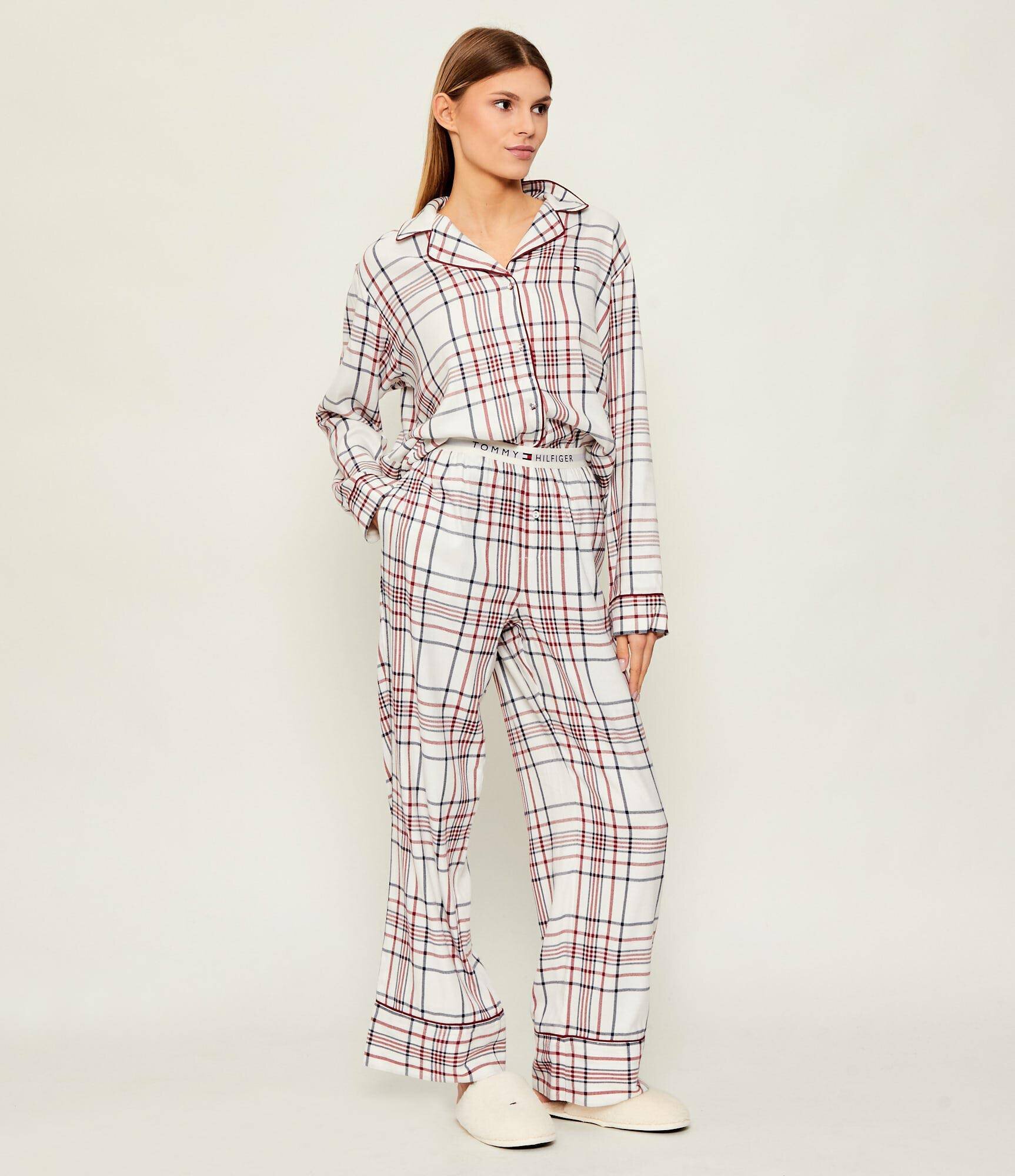 Tommy Hilfiger Pijama + papuci de casă Essential | Relaxed fit