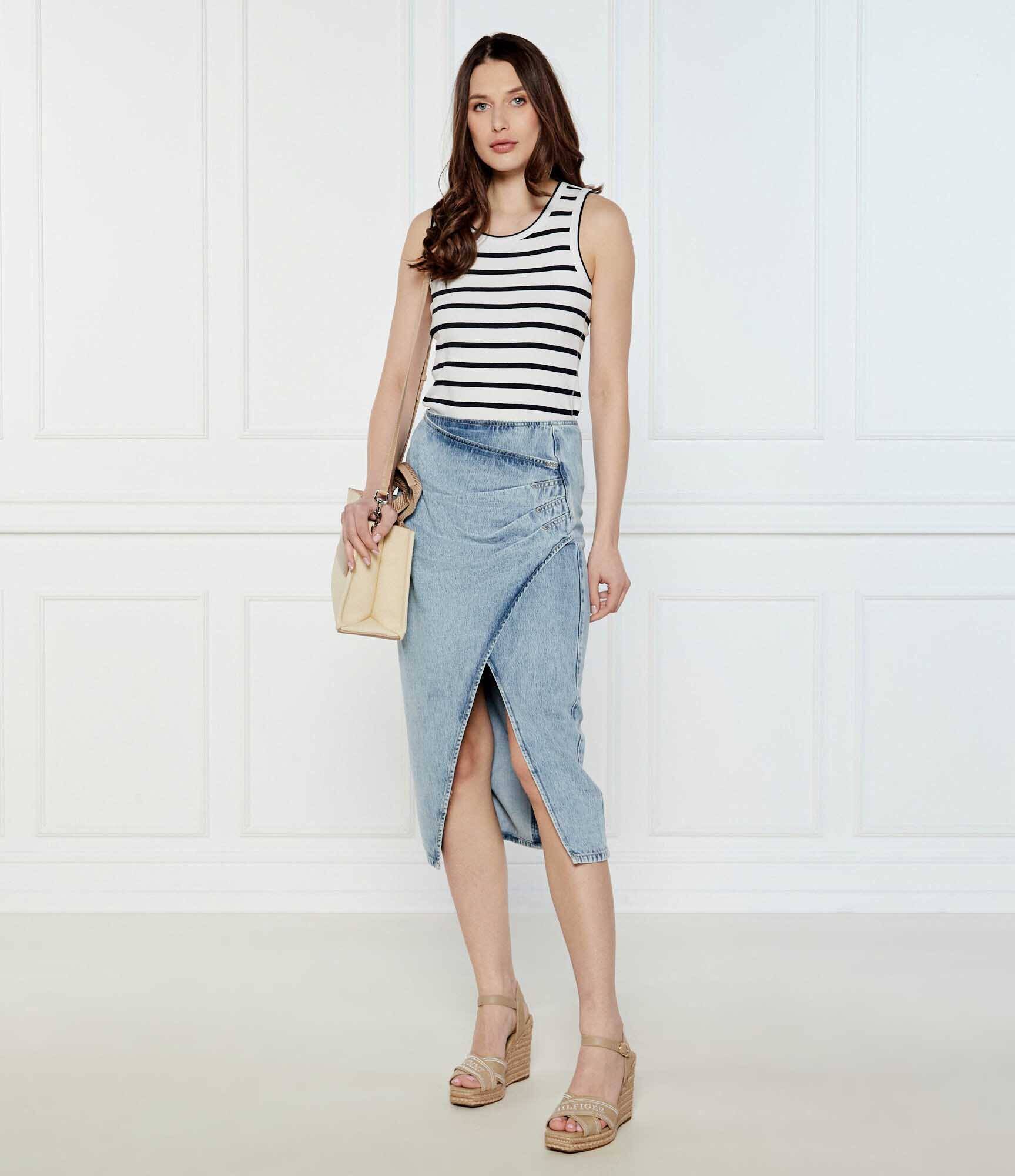 Tommy Hilfiger Platforme cu adaos de piele