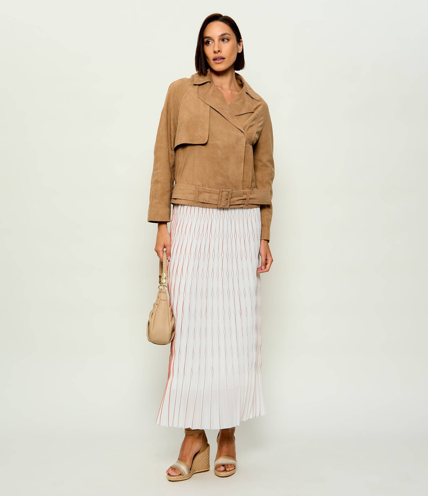Tommy Hilfiger Platforme cu adaos de piele