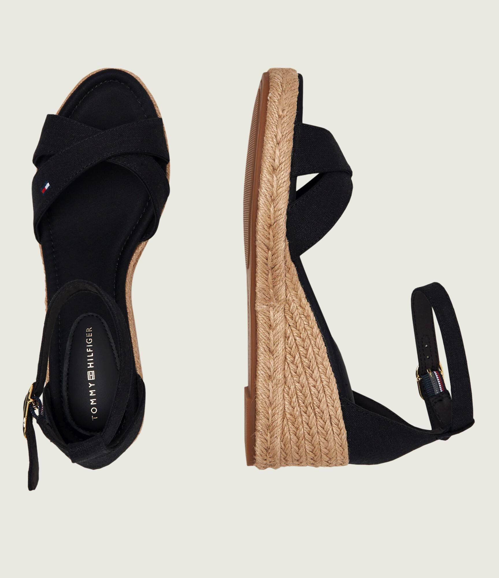 Tommy Hilfiger Platforme cu adaos de piele