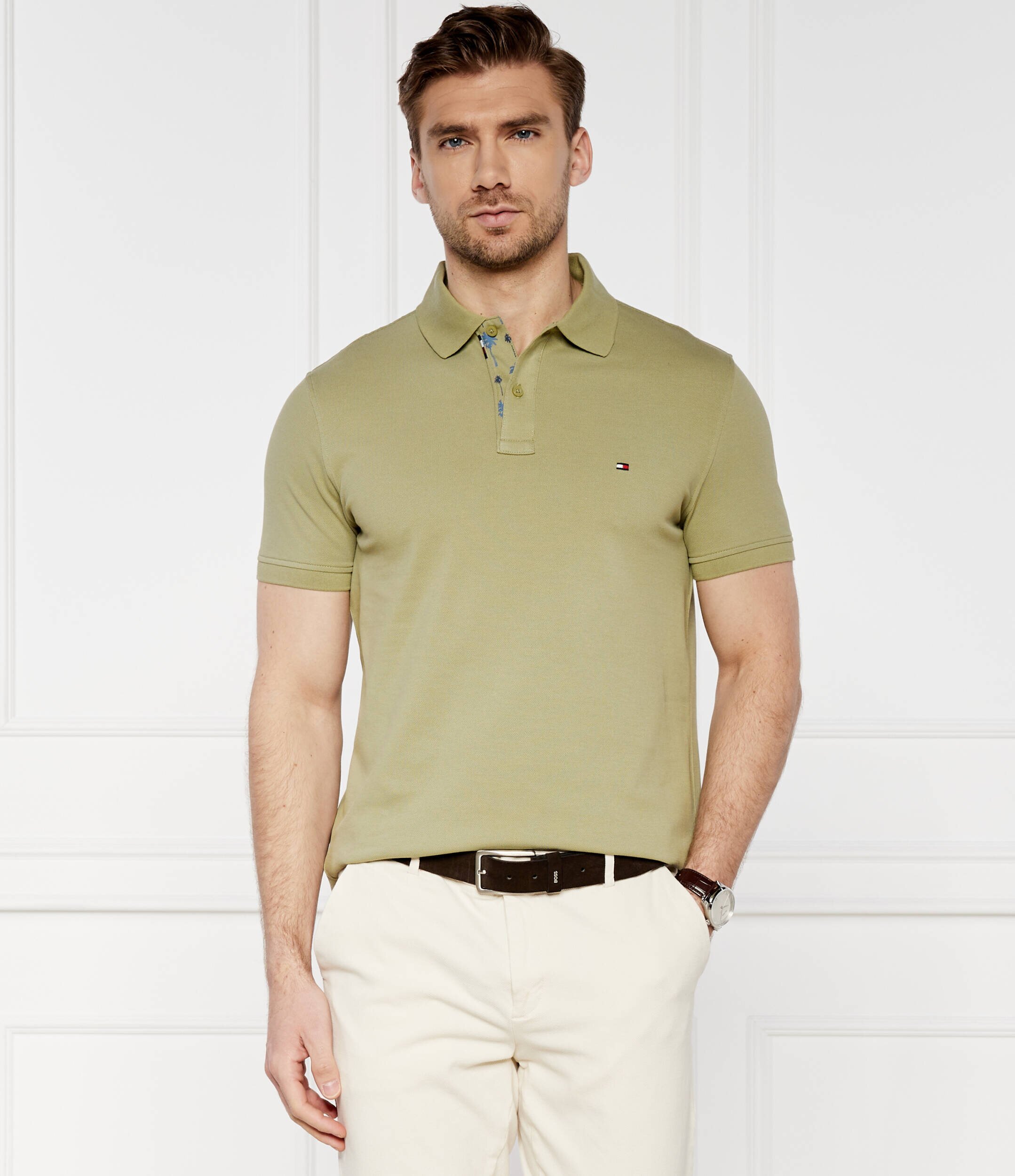 Tommy Hilfiger Polo Palm Under Collar | Regular Fit | stretch