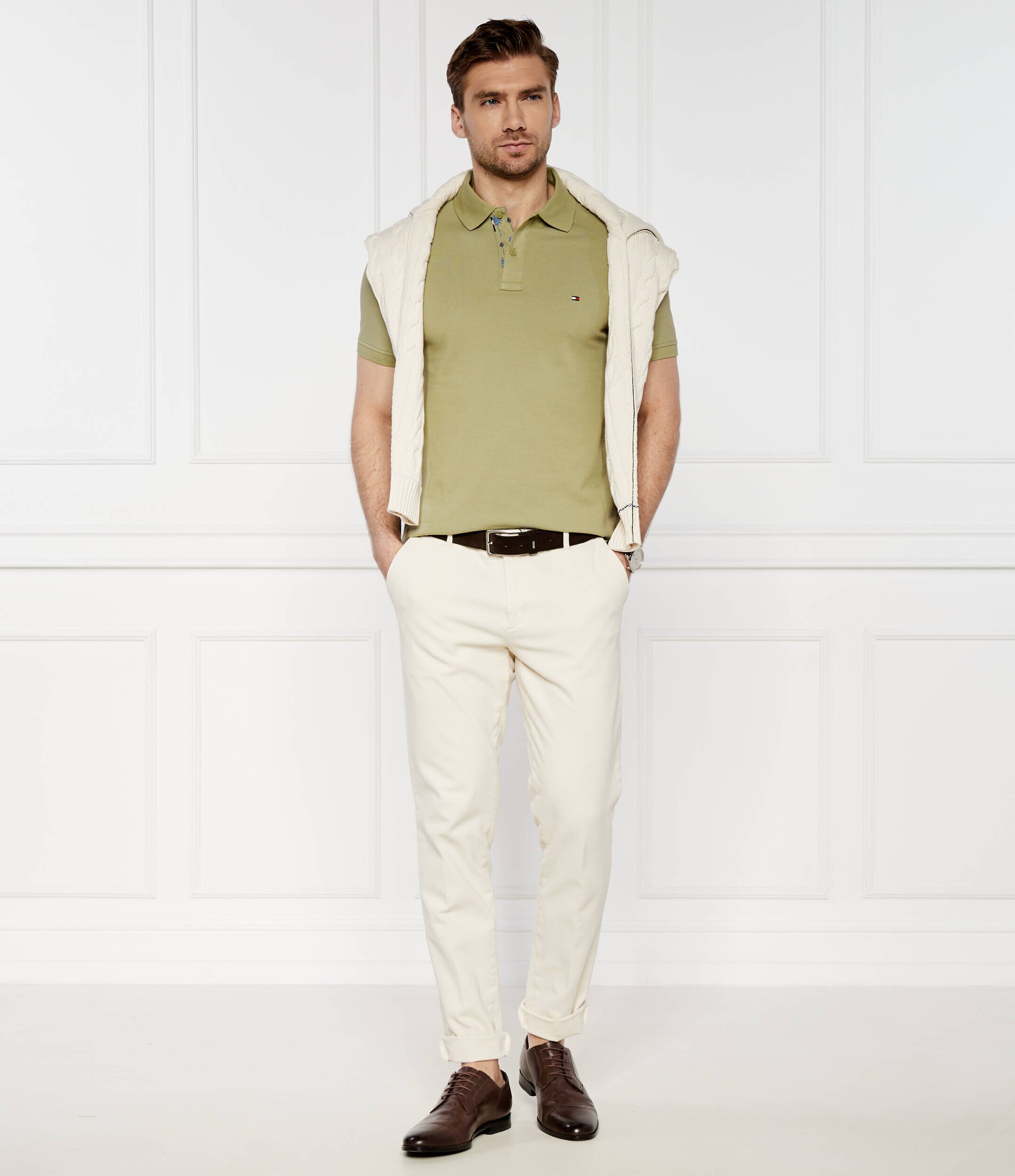 Tommy Hilfiger Polo Palm Under Collar | Regular Fit | stretch