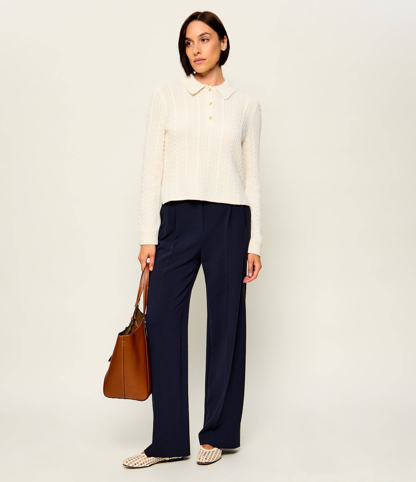 Tommy Hilfiger Polo | regular fit | cu adaos de mătase și lână
